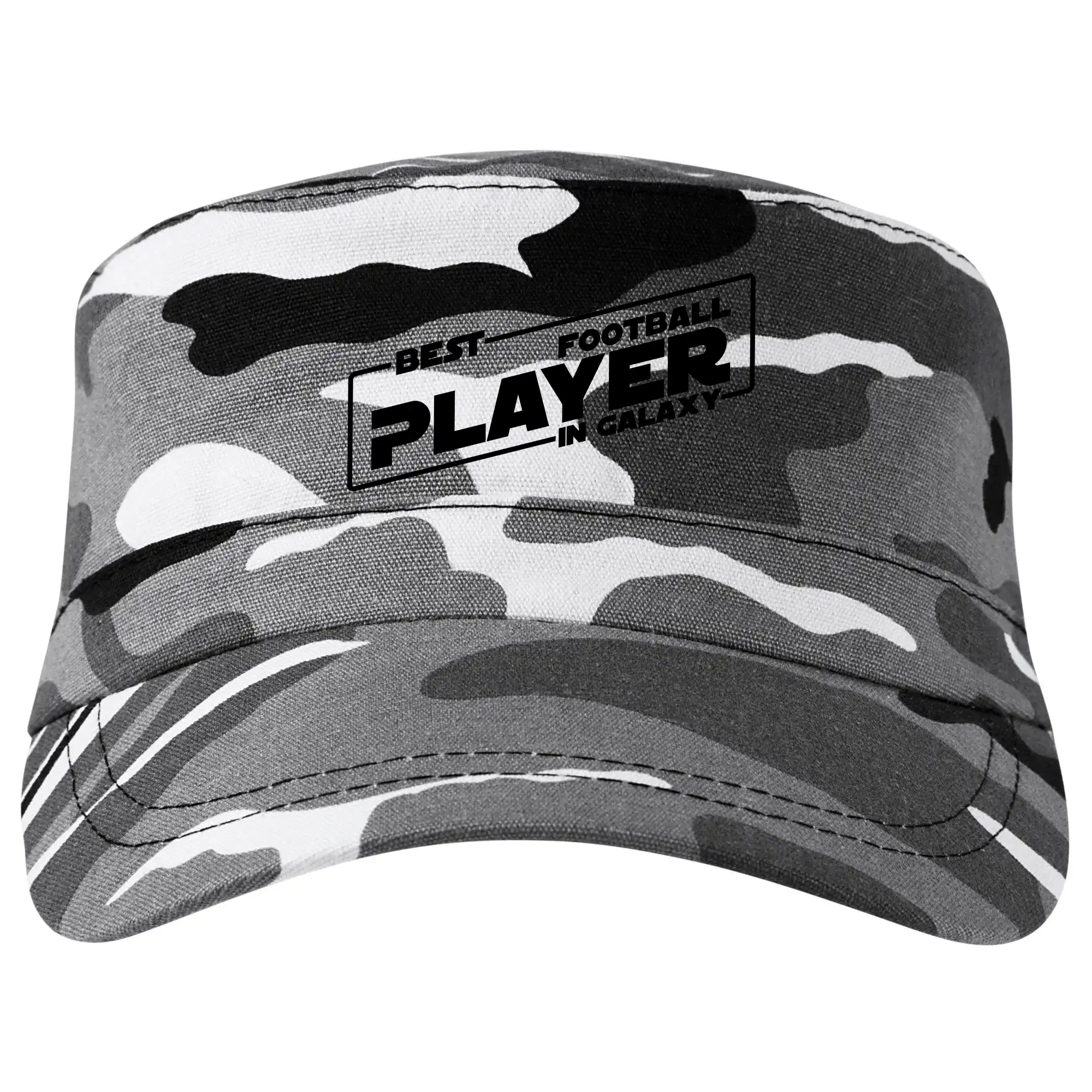 Tričká pre futbalistov - Best football player in galaxy - Šiltovka CAMO