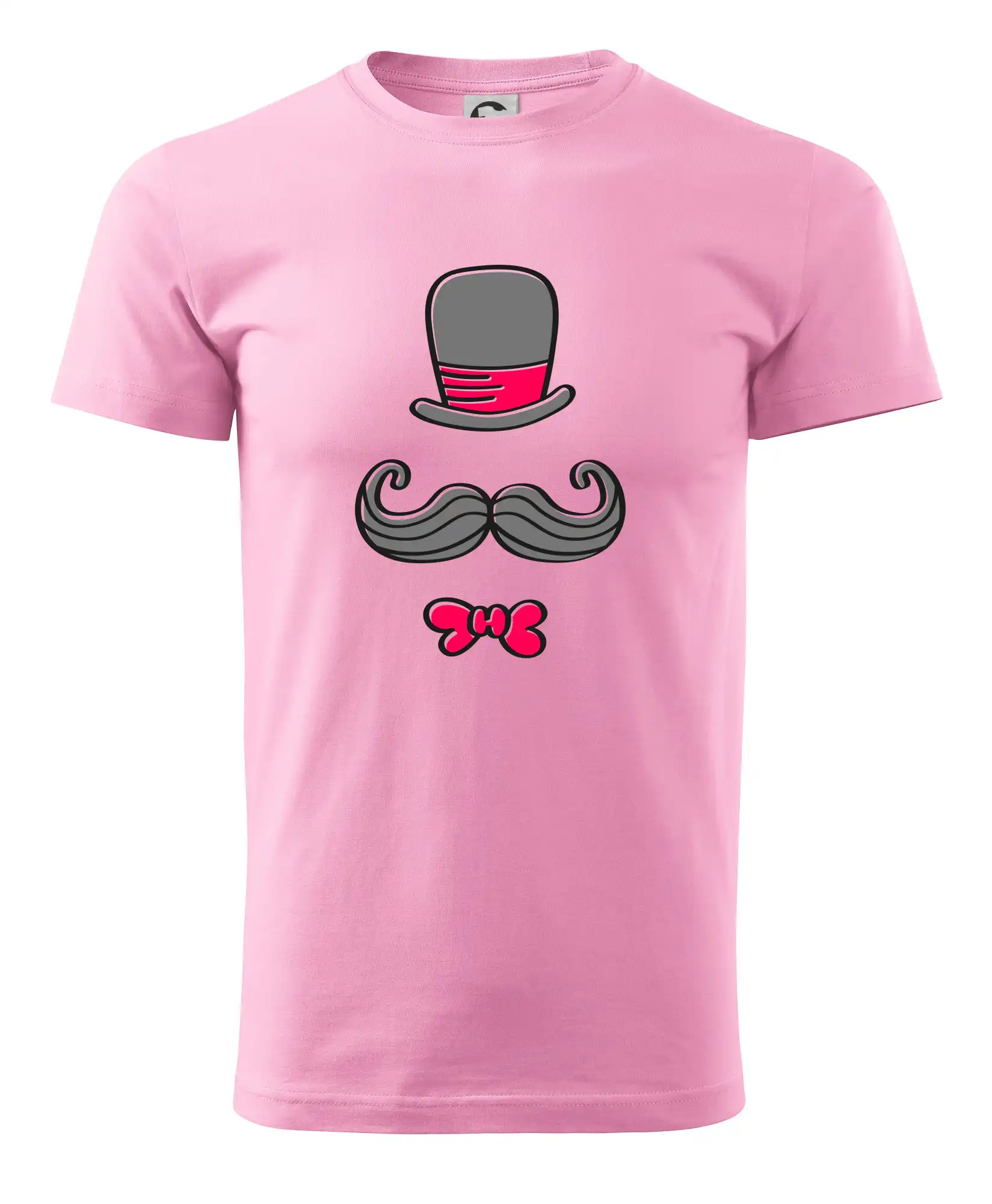 Tričká s fúzikmi - Kitty Mustache - Pánske tričko nižšej gramáže