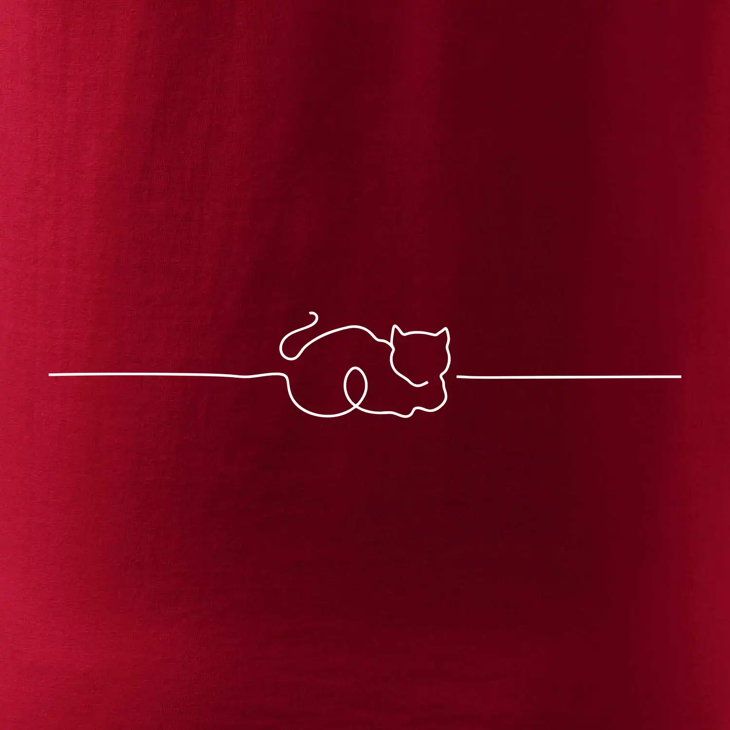 Kočka linka kreslená