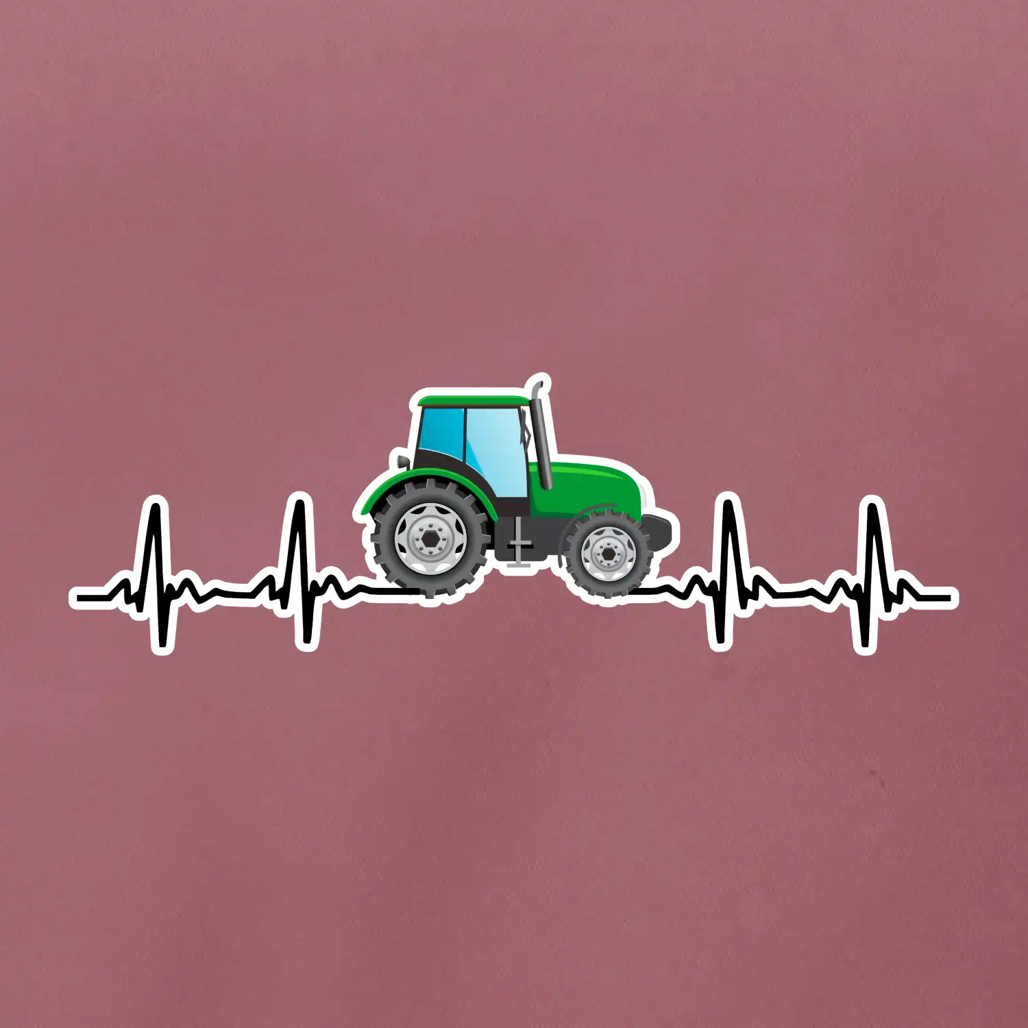 Traktor barevný ekg