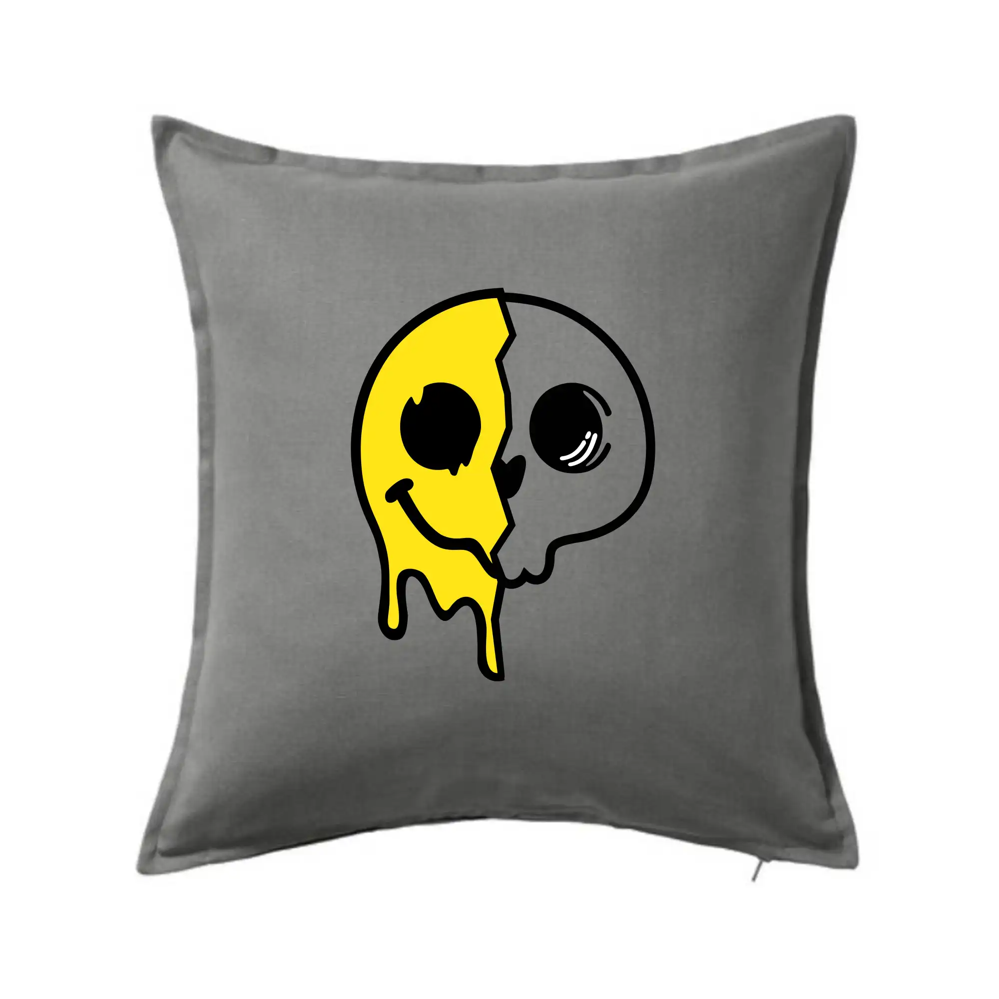 Tričká na párty - Yin & Yang yin-yang lebka smajlík - Vankúš 50x50