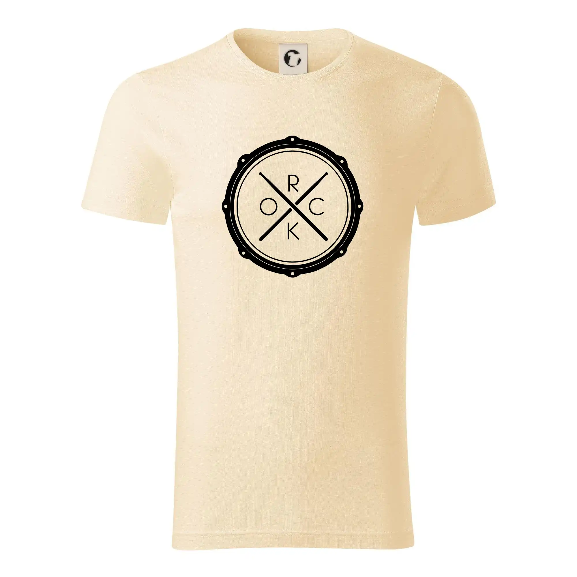 Hudobné tričká - Paličky bicie ROCK - Tričko z organickej bavlny