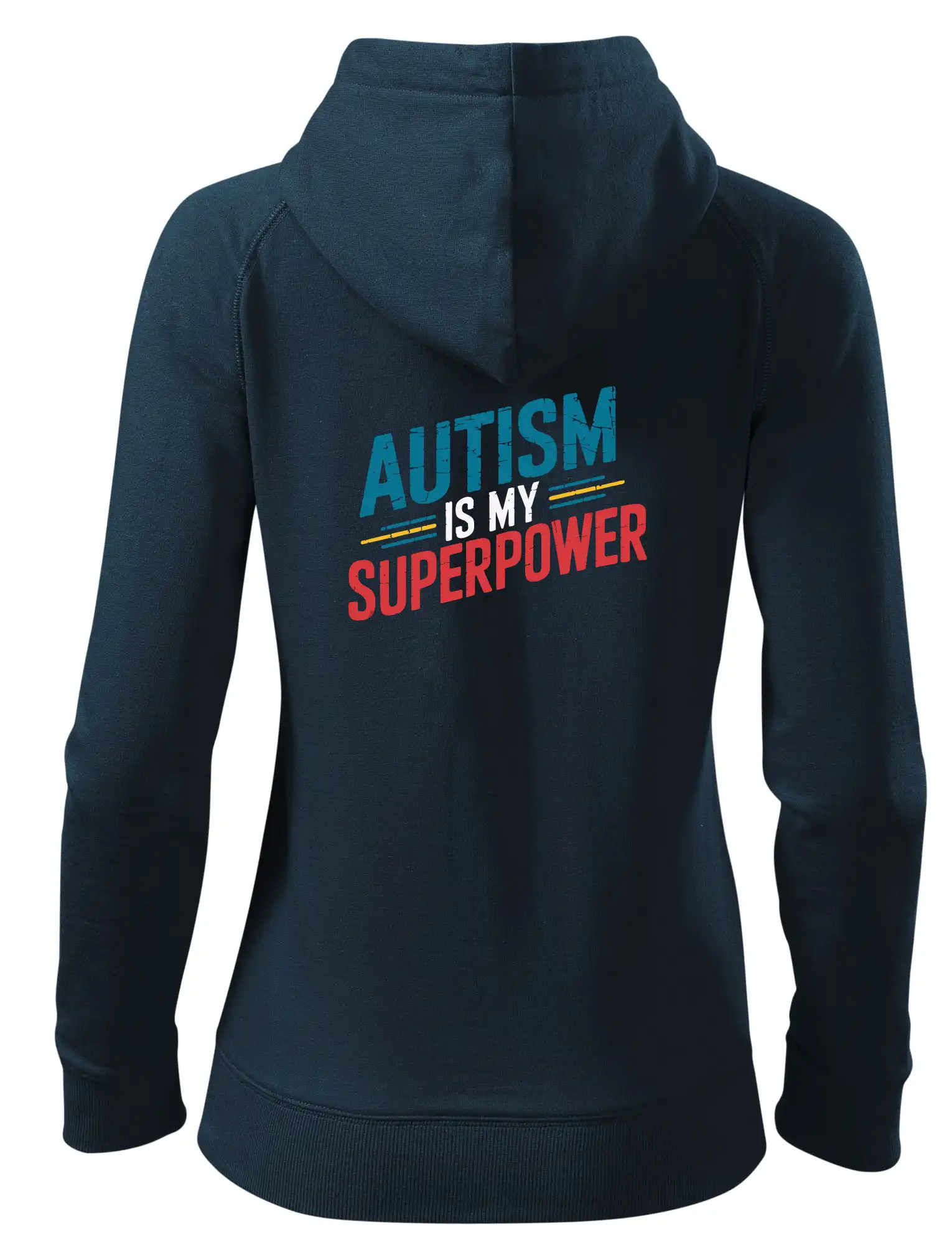 Šikmý nápis Autism is my superpower