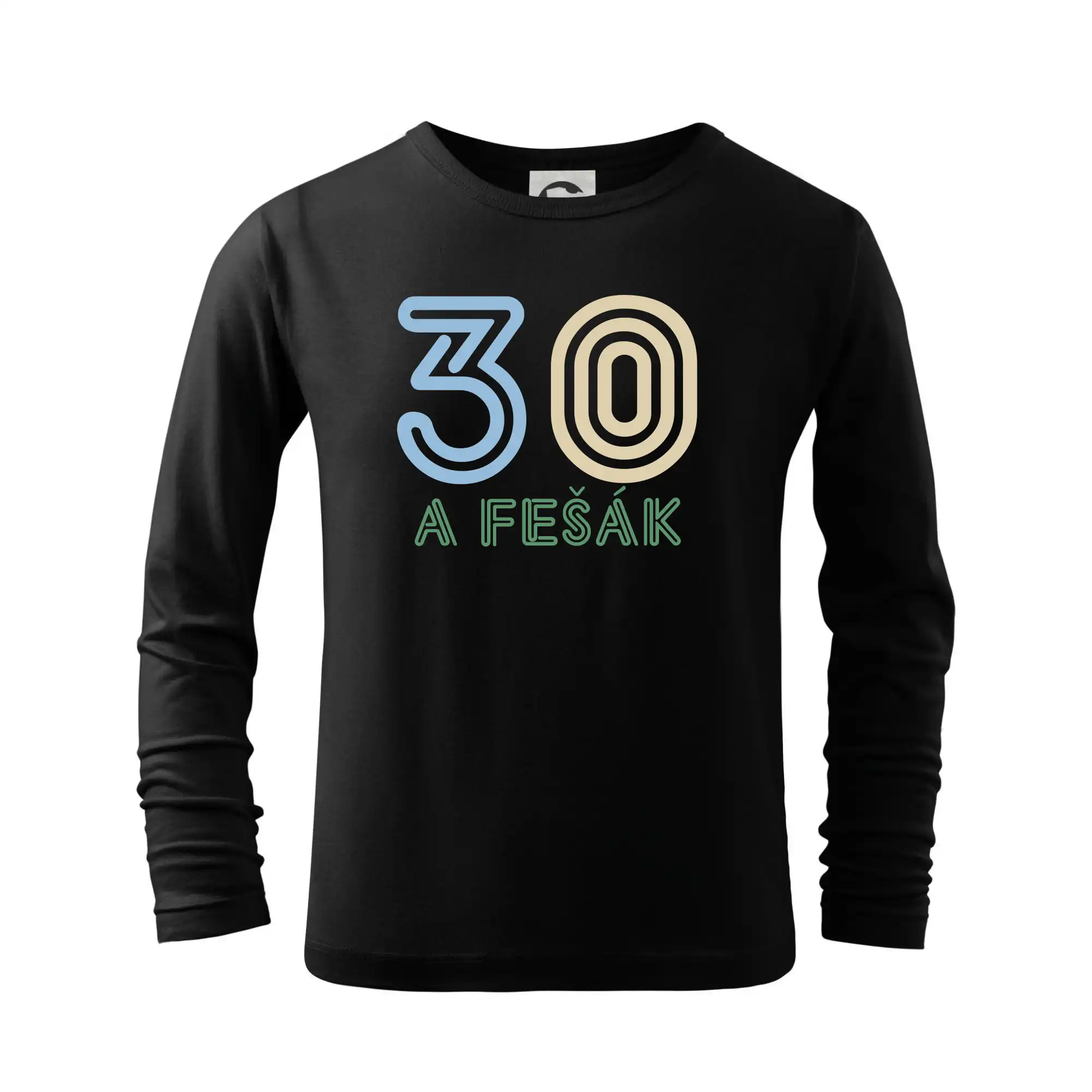 Tričko k tridsiatke - 30 a fešák - Tričko detské Long Sleeve