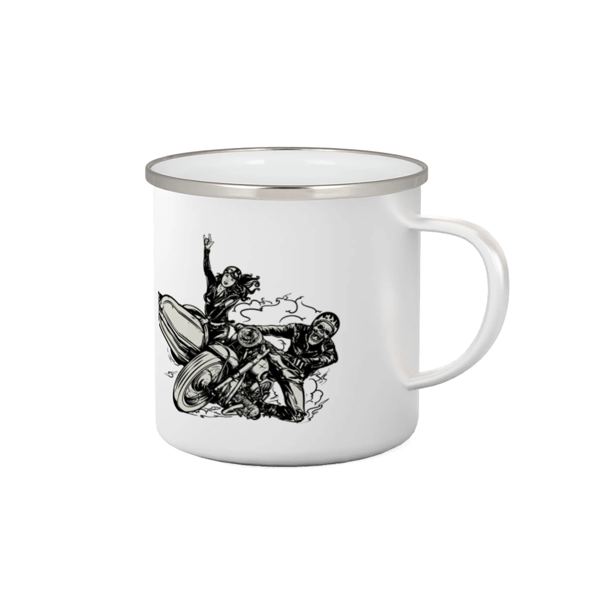 Tričká pre motorkárov¨ - Motorka so sajdkárou - Plecháčik