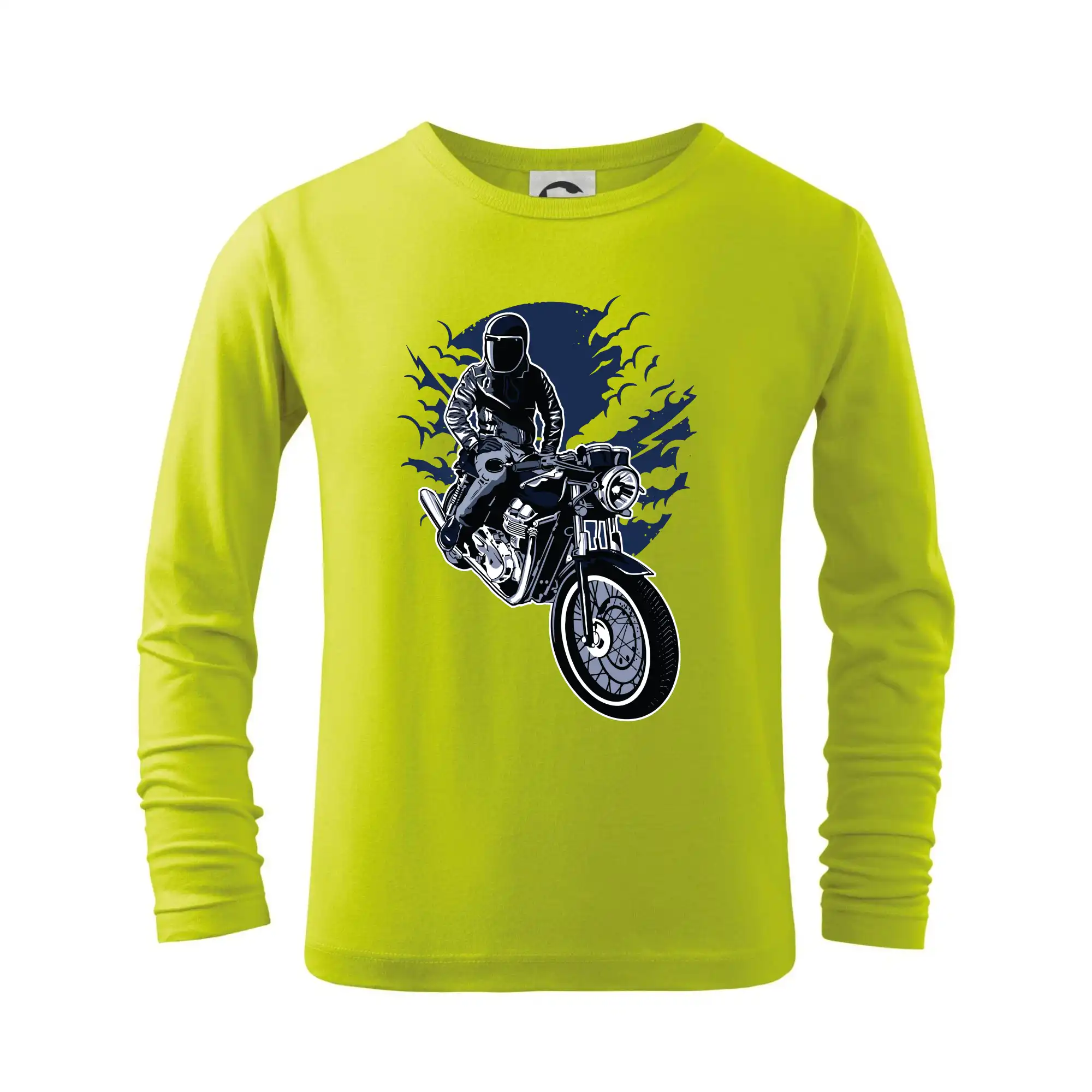 Tričká pre motorkárov¨ - Night Rider - Tričko detské Long Sleeve
