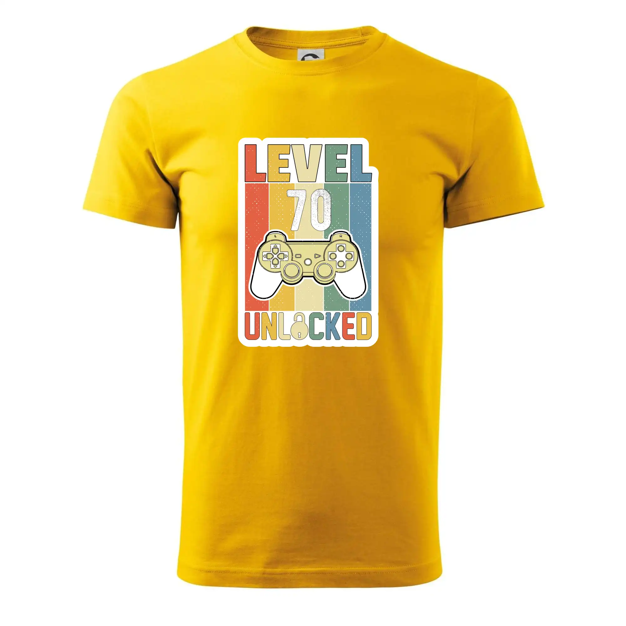 Tričká k narodeninám - Gaming narodeniny 70 - Tričko extra veľké  (5-8XL)