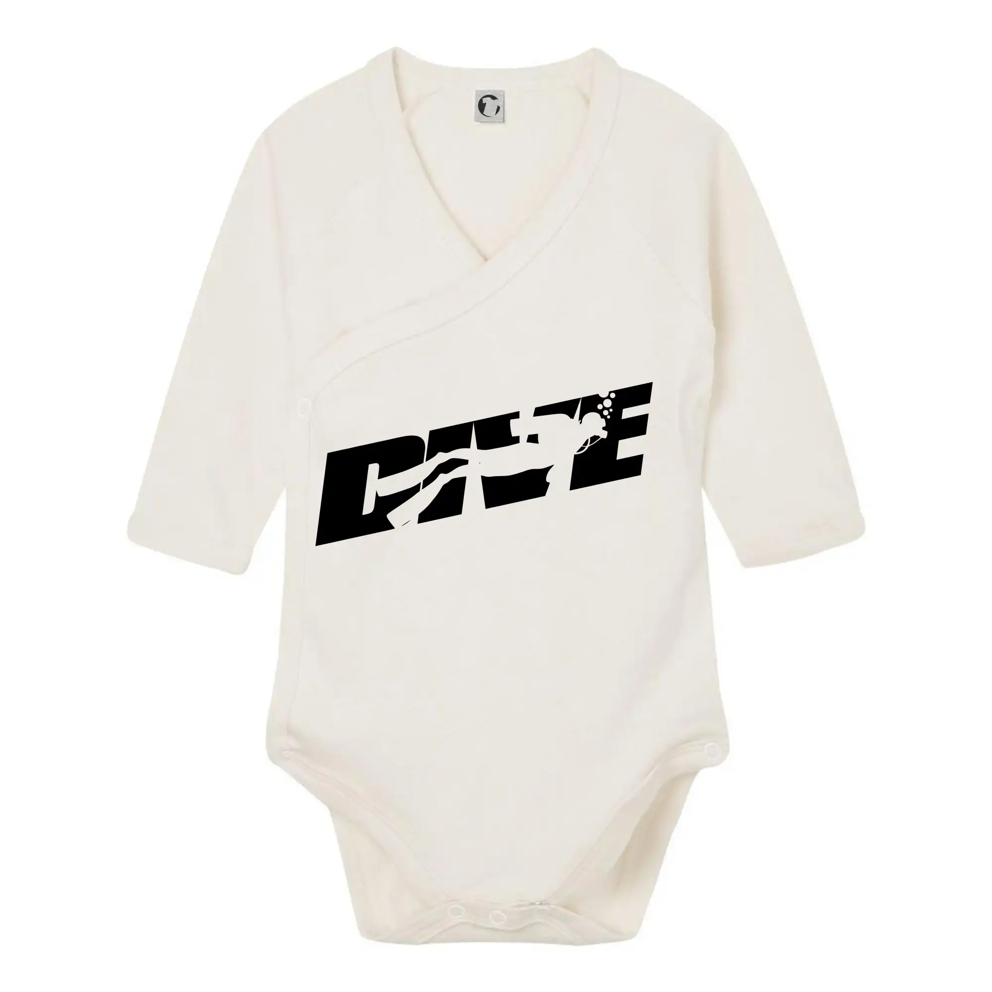 Potápačské tričká - Dive potápač - Body zavinovacie s dlhým rukávom