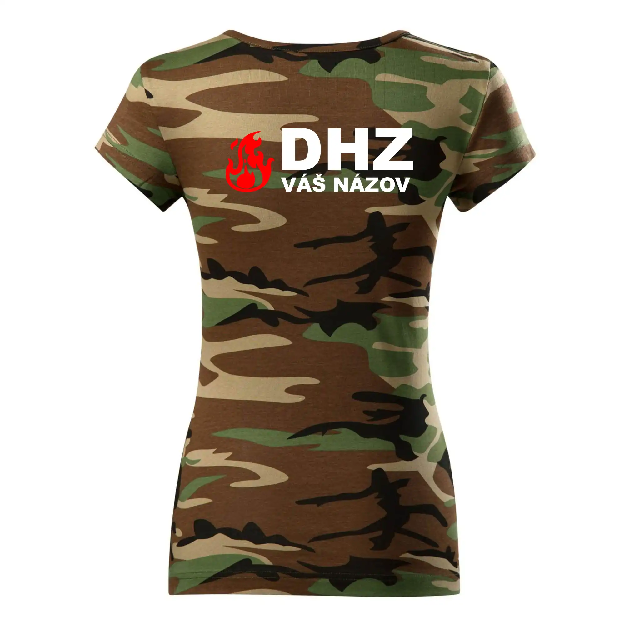 DHZ (oheň, firesport, názov sboru - vlastný nápis)