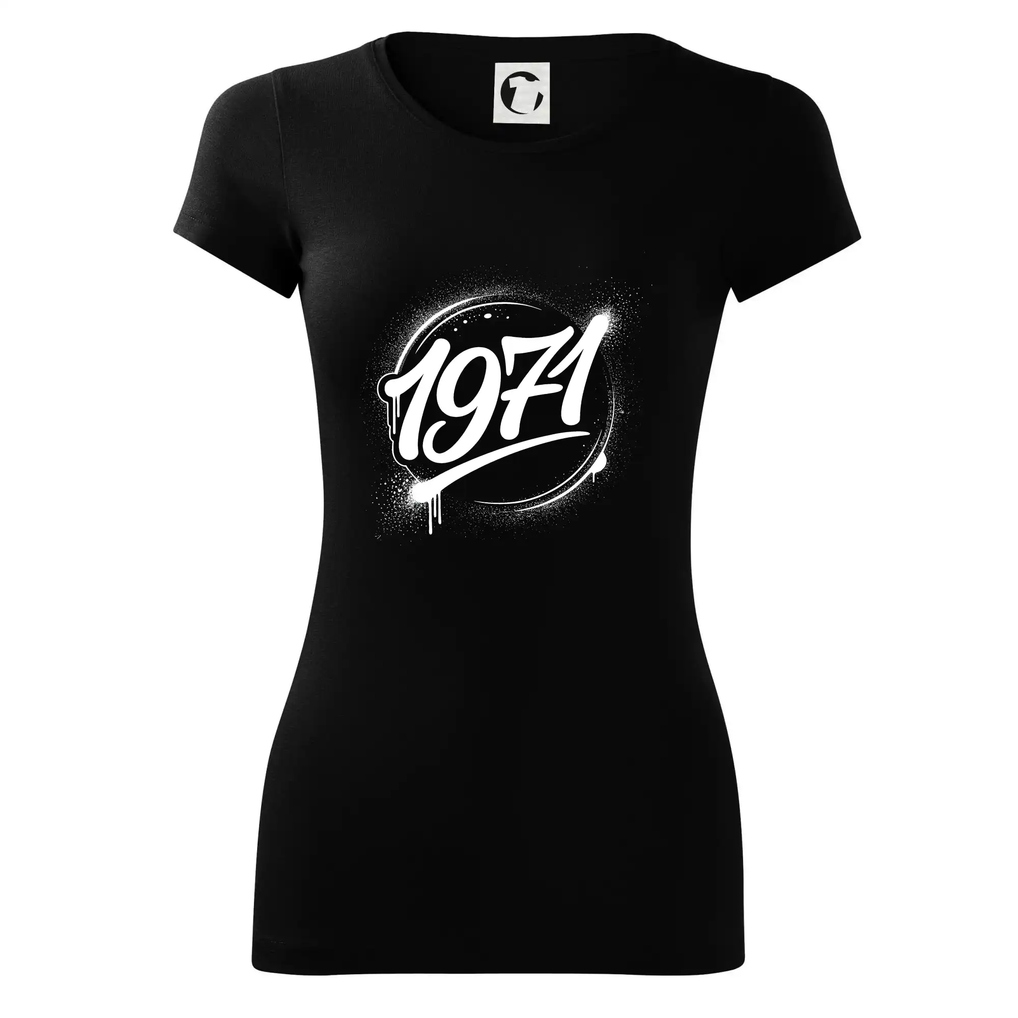 Trička s ročníkom 1971 - Narodeninový ročník graffiti 1971 - Dámske tričko Glance - Priliehavejší strih