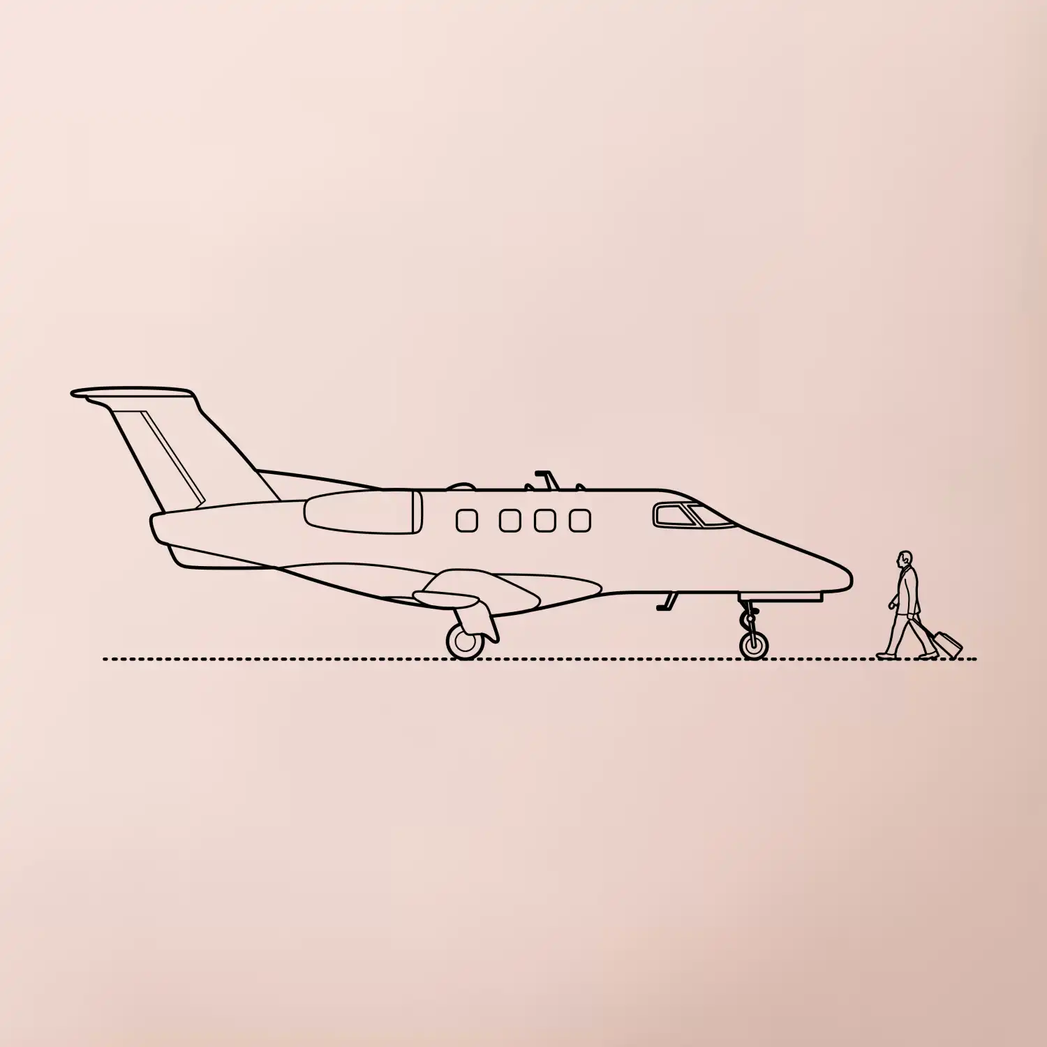 Obrys Embraer Phenom 100