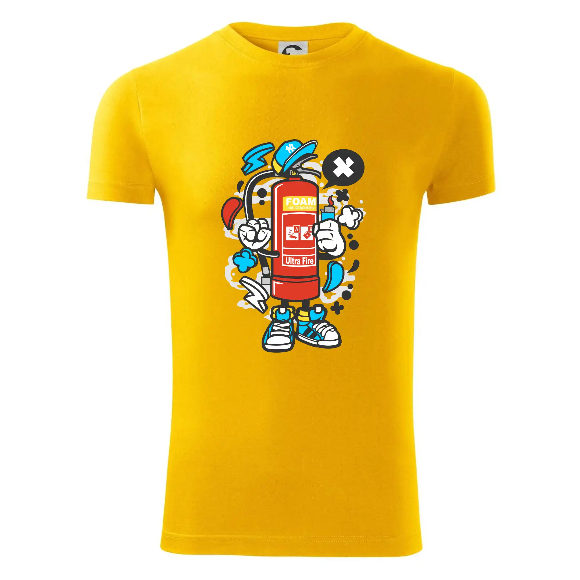 Originálne tričká pre hasičov - Hasičňák - Viper FIT - Pánske zúžené tričko