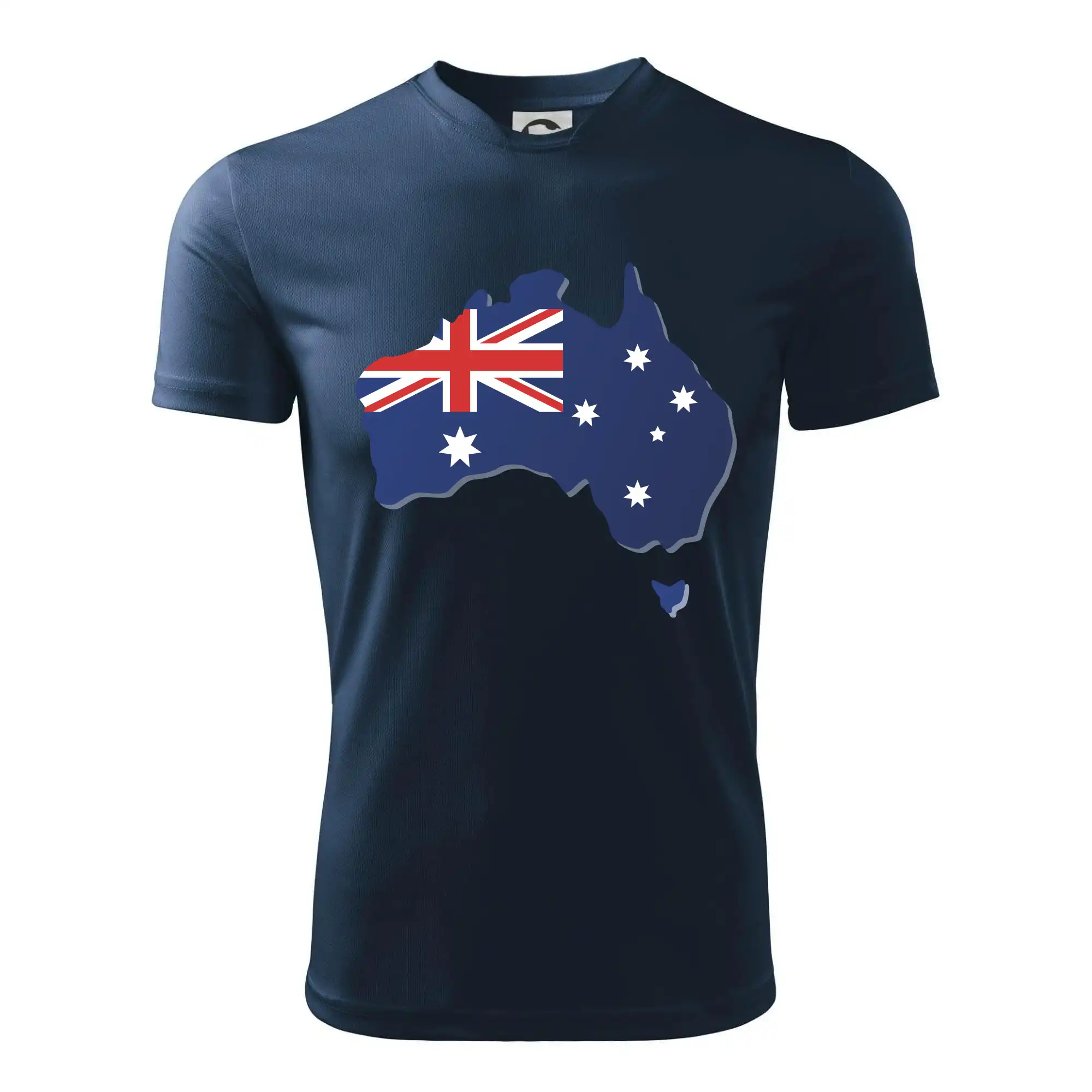 Austrálie - vlajka mapa