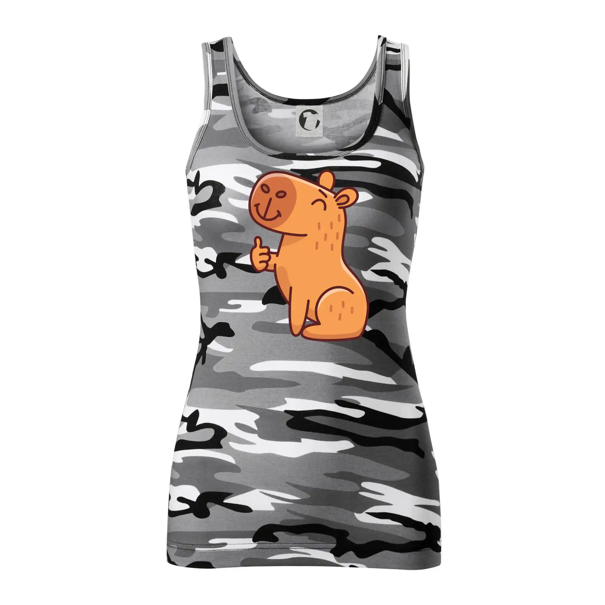 Kapybara s palcem nahoru