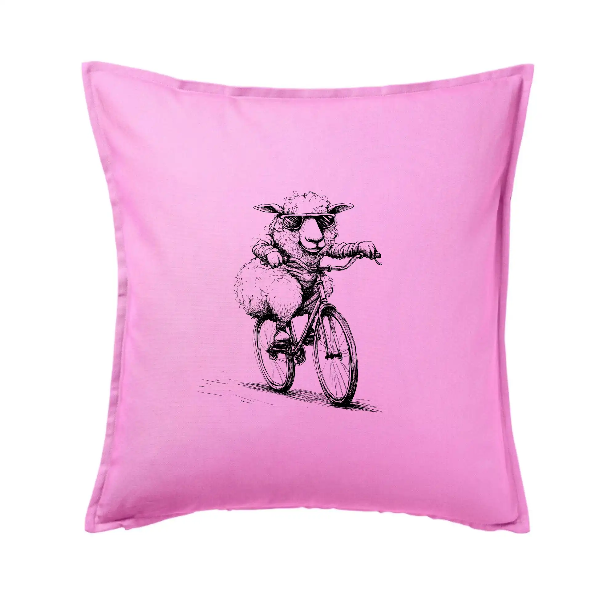 Ovce s brýlemi na kole