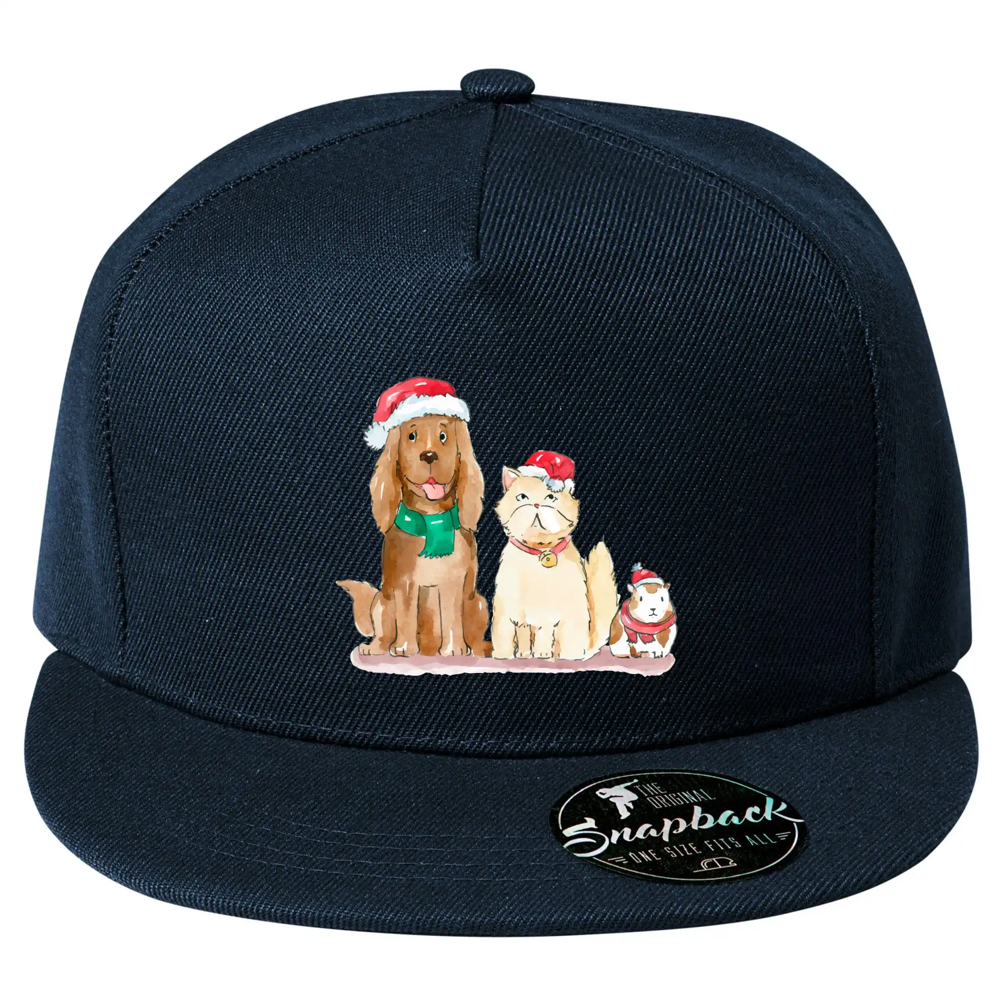 Veselé vánoce - pes, křeček a kočka