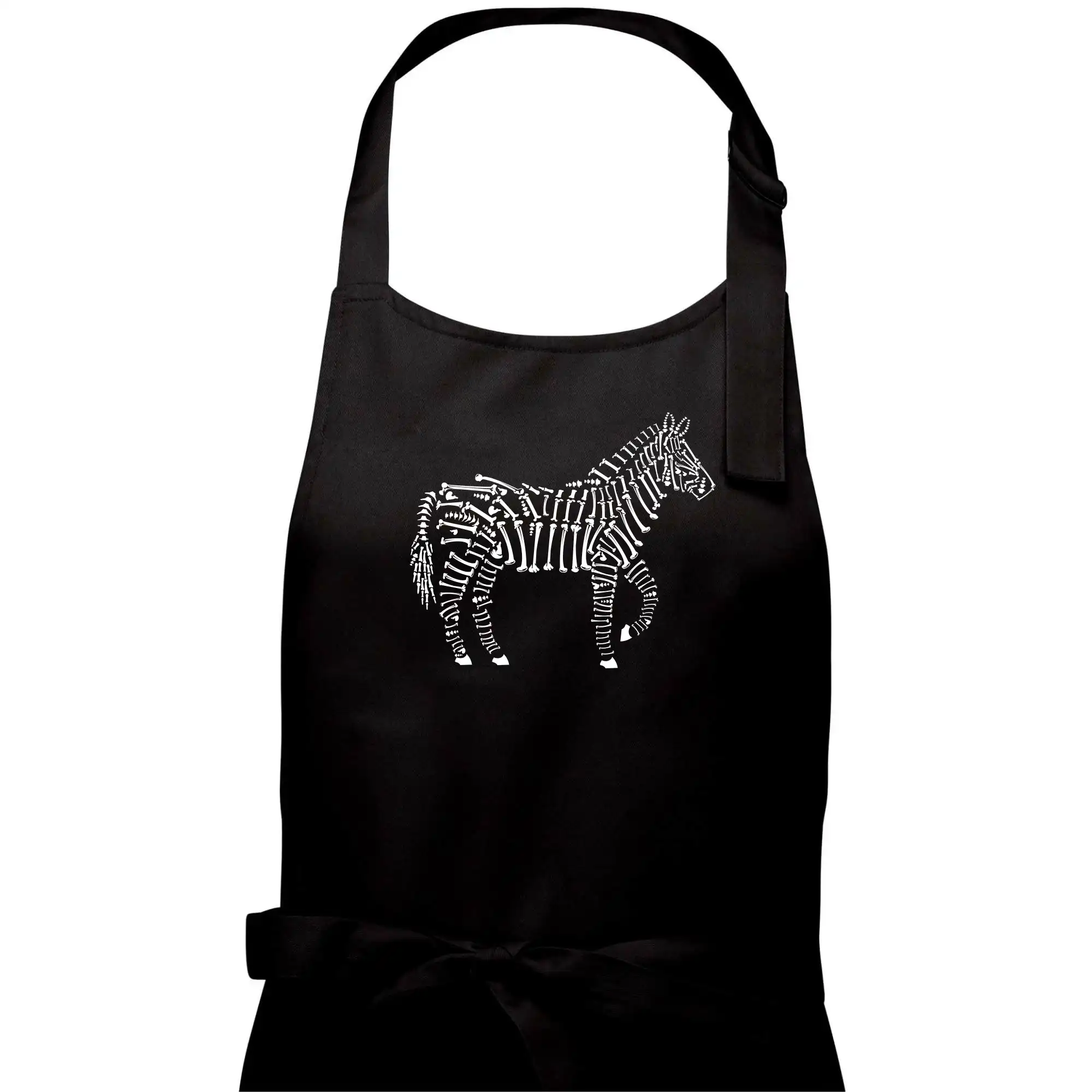 Tričká so zvieratami - Zebra Bones icons - Pánska zástera na varenie