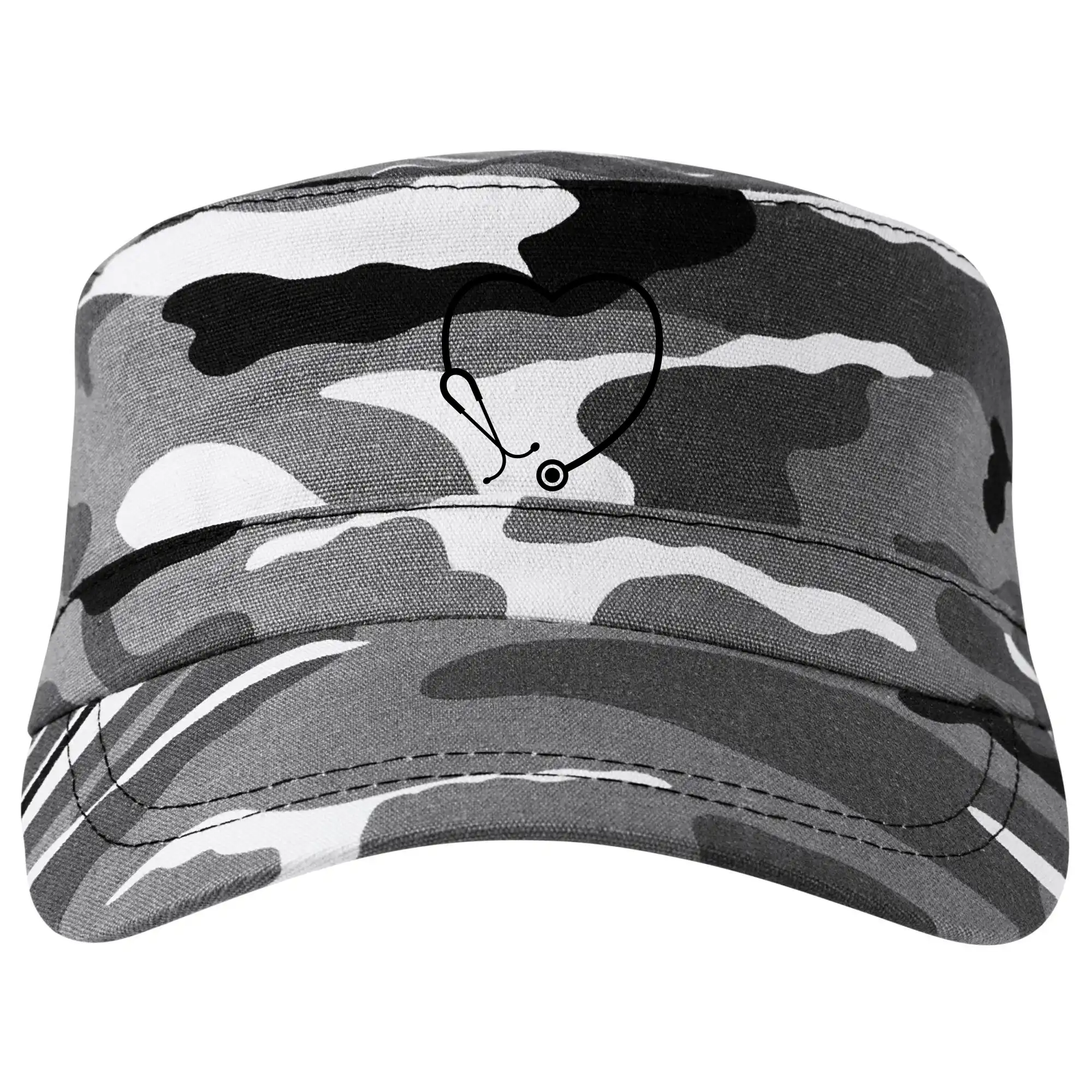Stetoskop srdce - Šiltovka CAMO