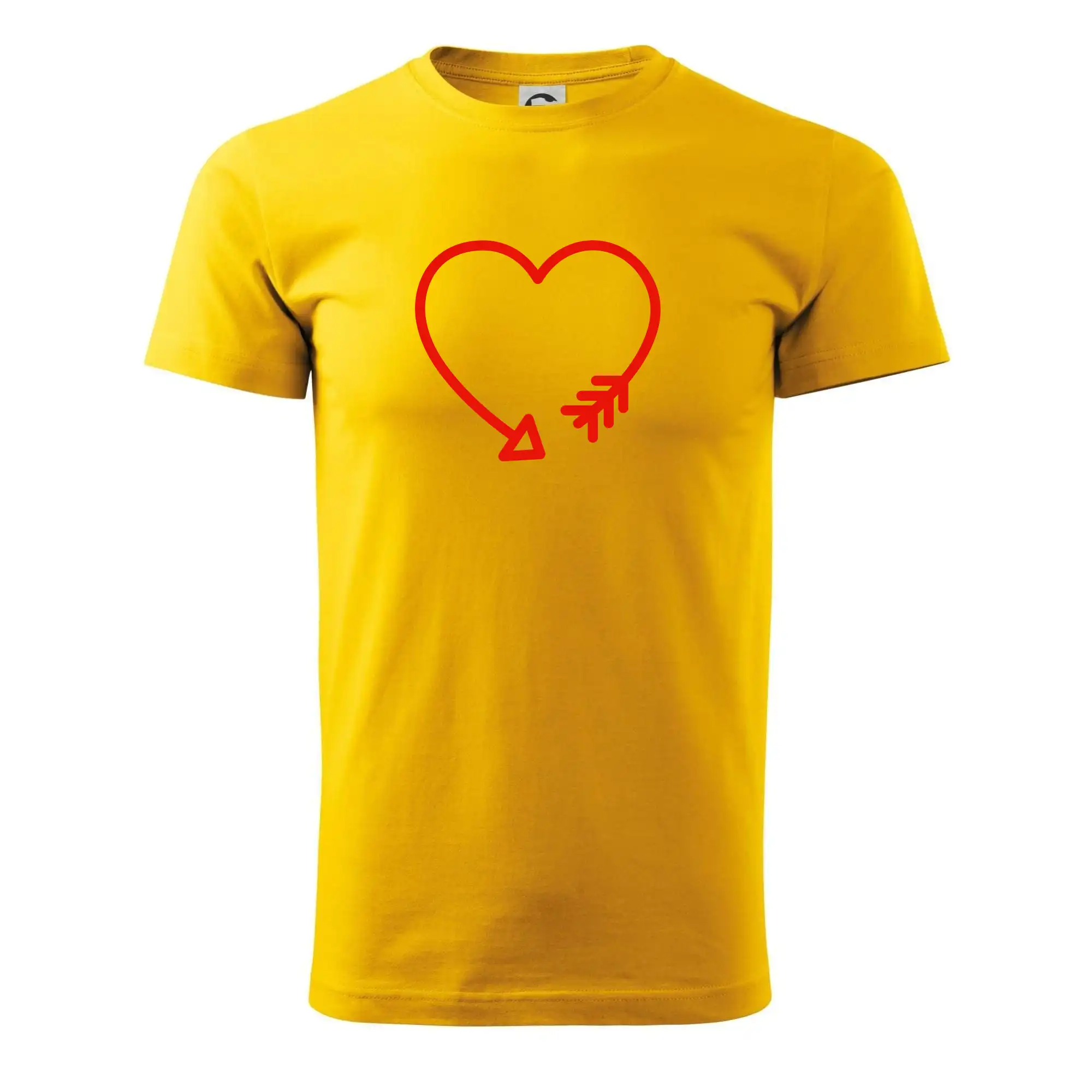 Tričká pre zamilovaných - Srdce šíp - Tričko extra veľké  (5-8XL)