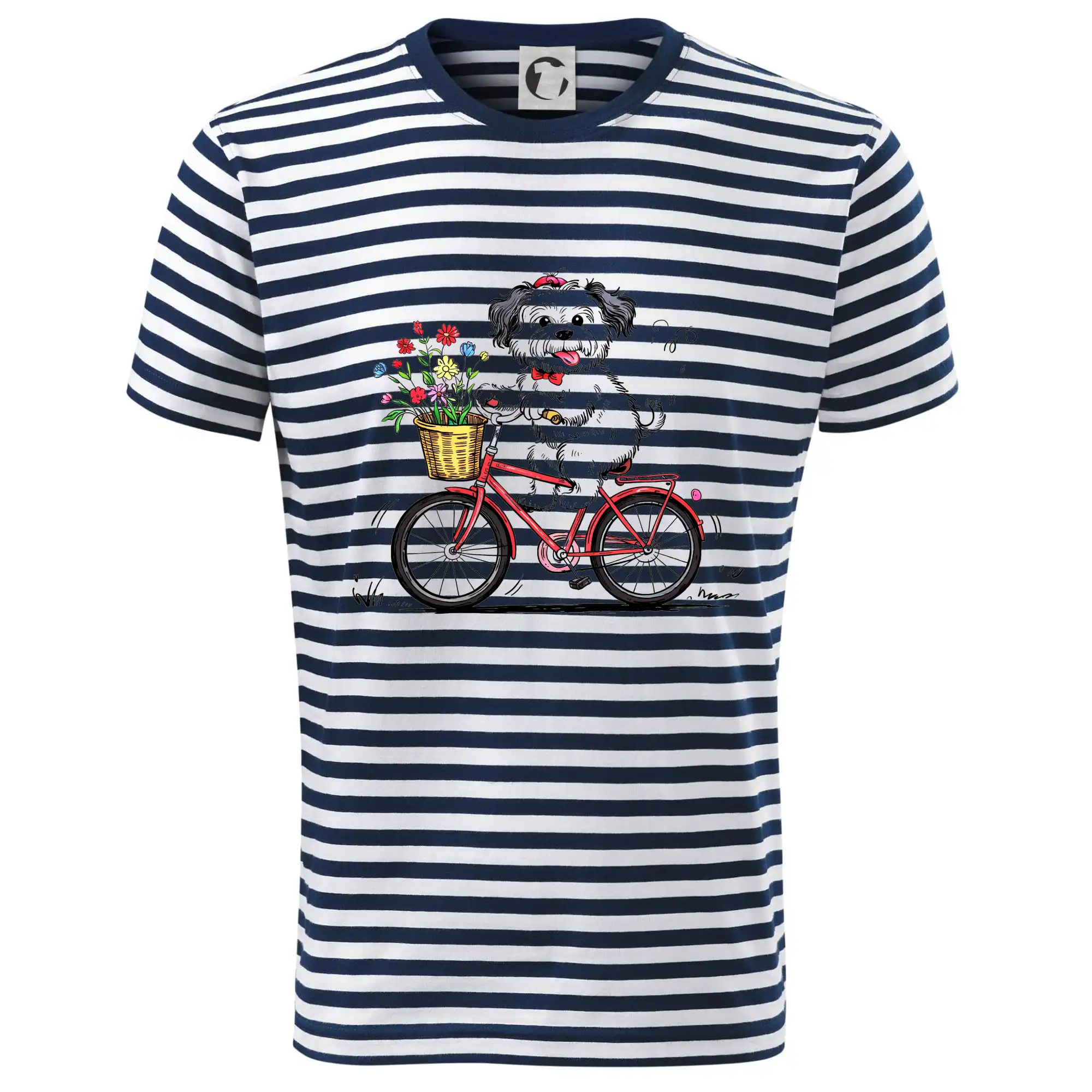 Ostatné psie plemená - Havanský psík na bicykli - Dětské triko na vodu