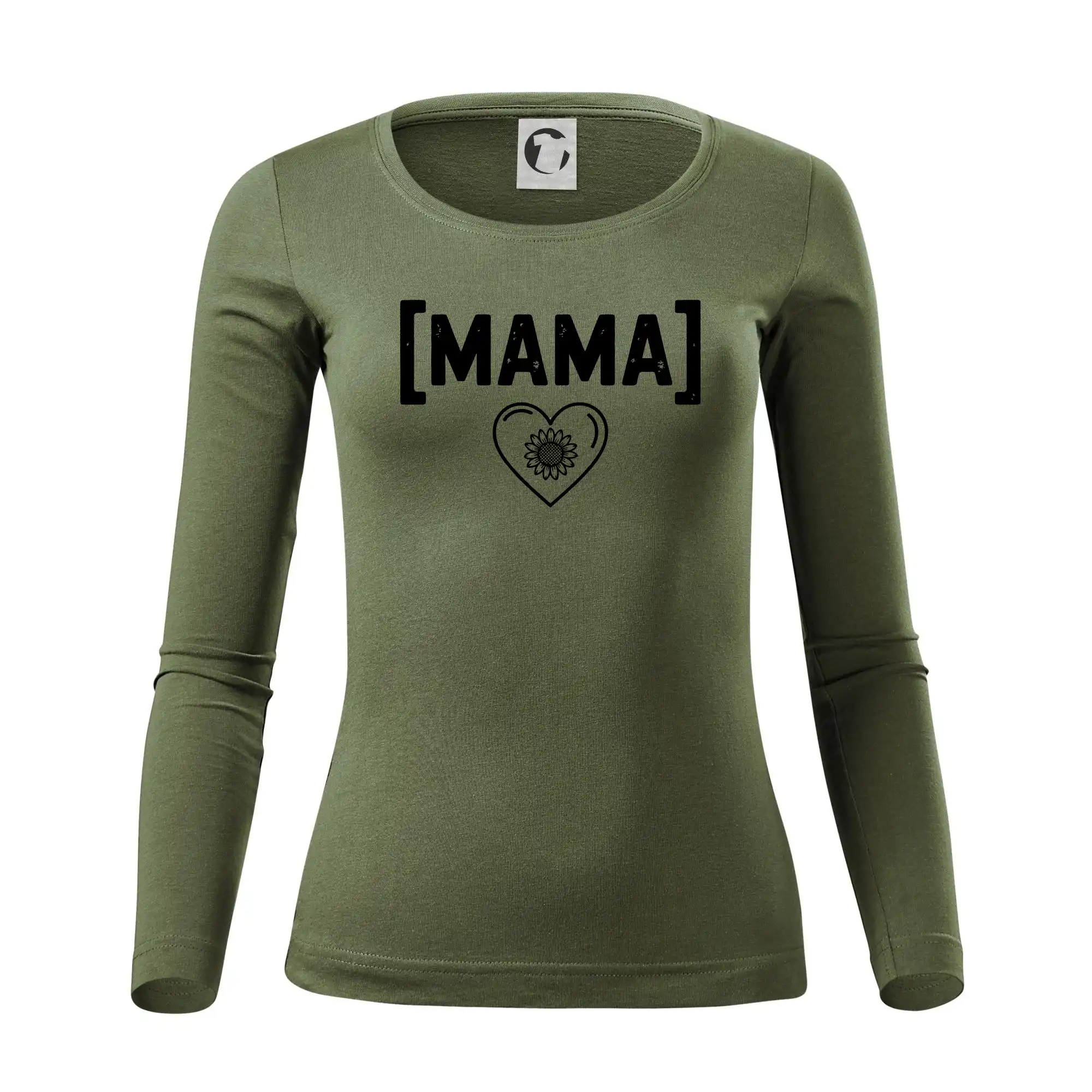 Máma nápis a srdce a slunečnice SK