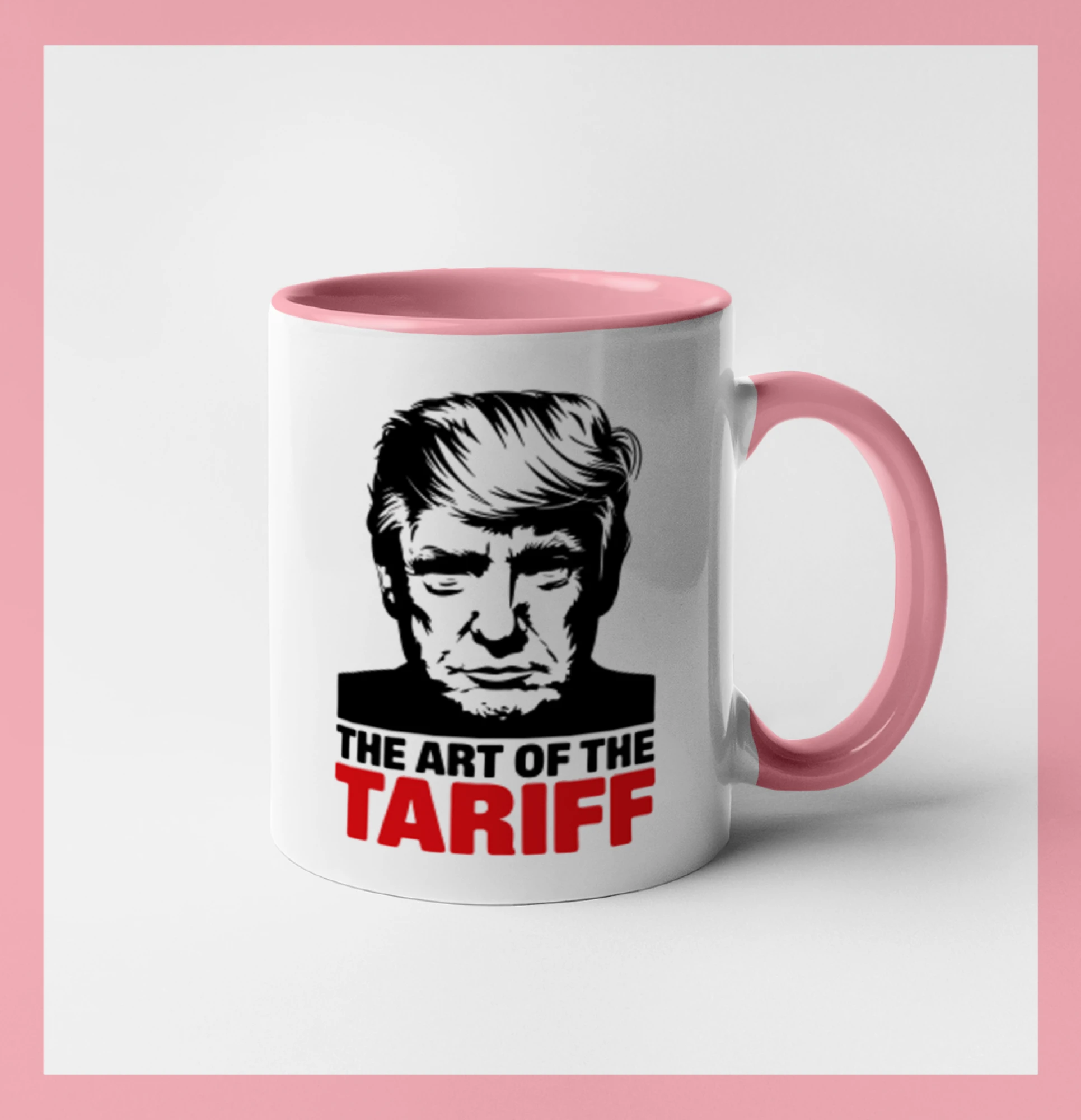 Politické tričká - Trump The art of the tariff - Hrnček 