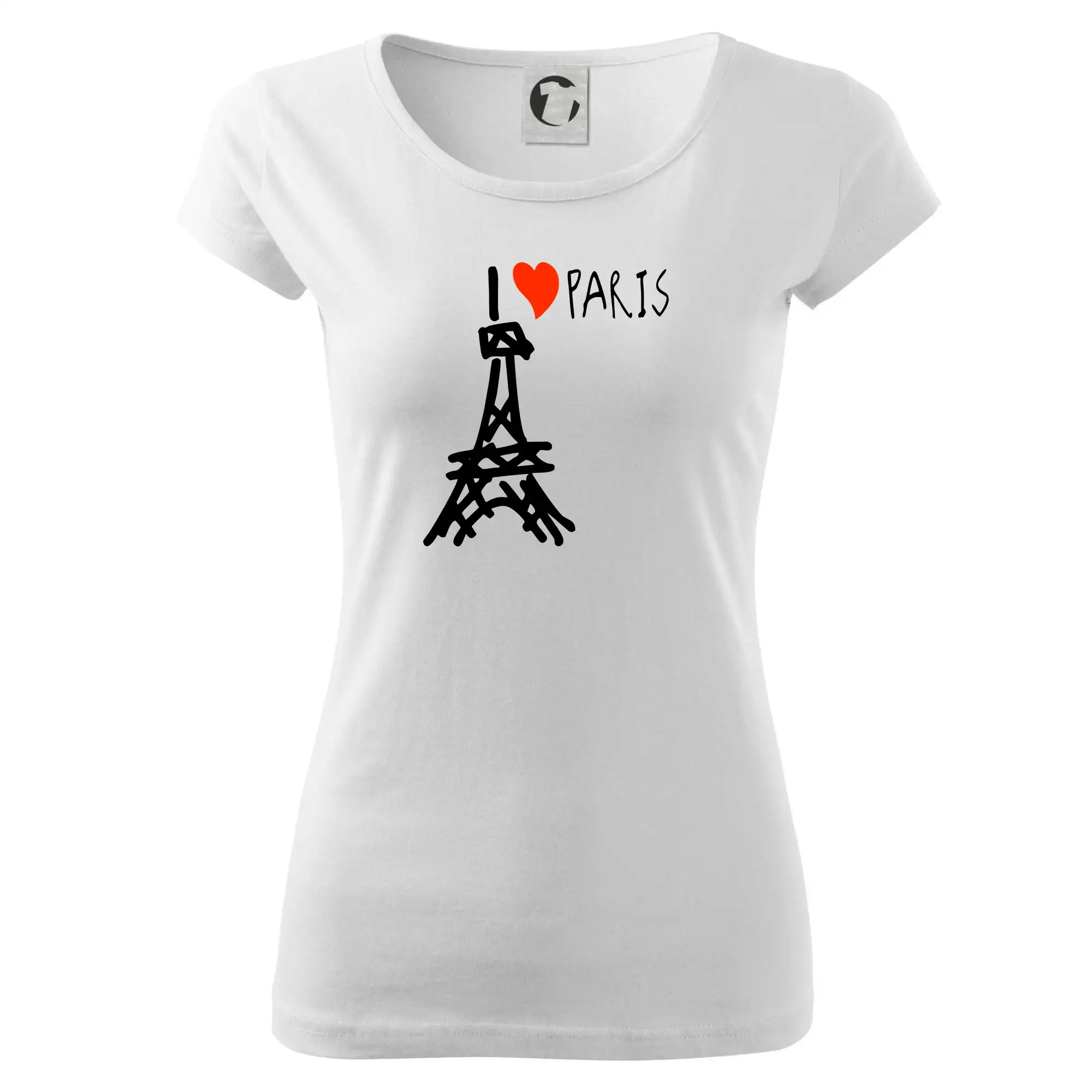 Tričká Francúzsko - I love Paris - Dámske tričko Pure