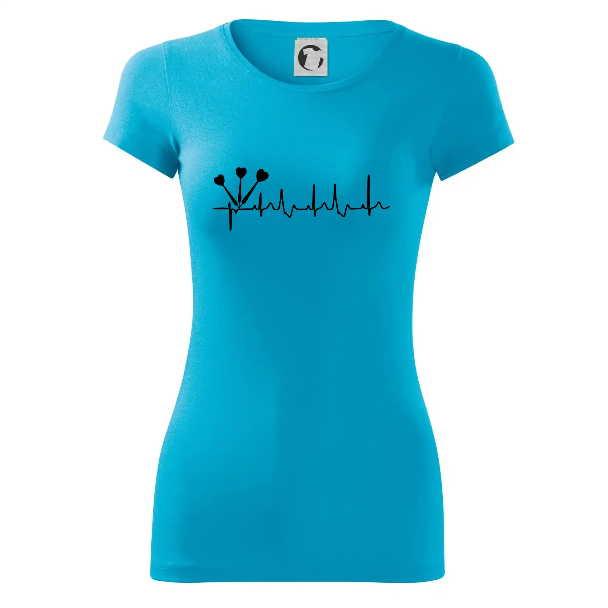 Tričko na šípky - EKG šípky - Dámske tričko Glance - Priliehavejší strih