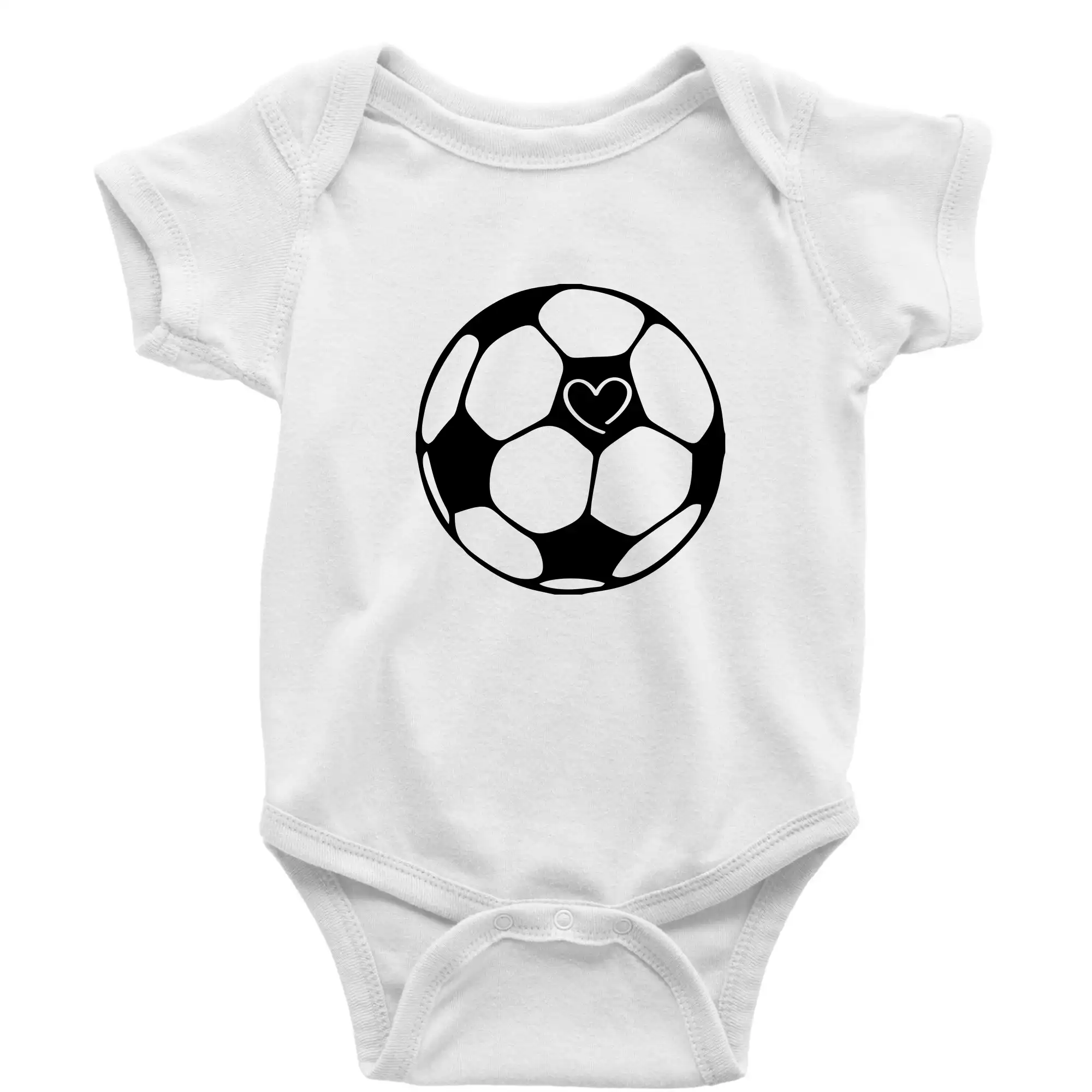 Tričká pre futbalistov - I love futbal lopta - Body dojčenské s krátkym rukávom
