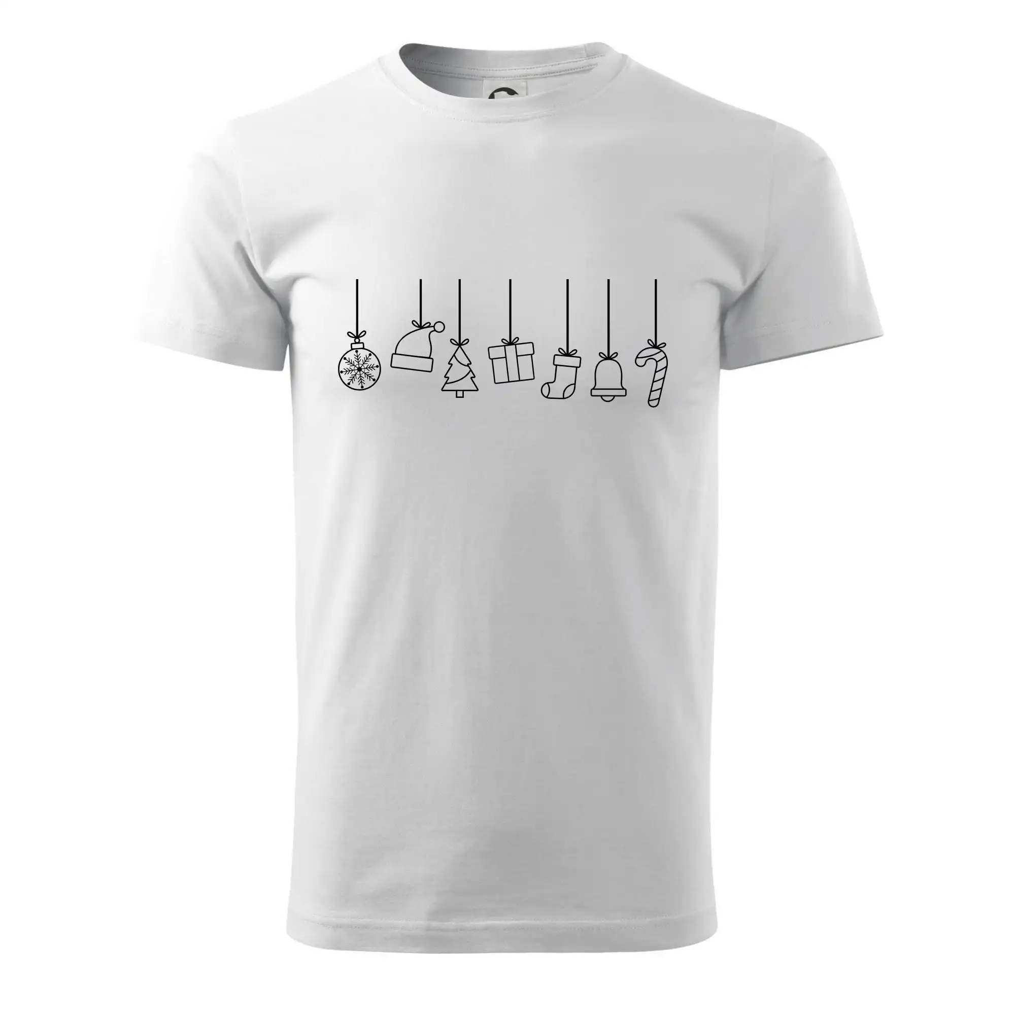 Rodinná vánoční trička  - Vánoční ozdoby na provázku