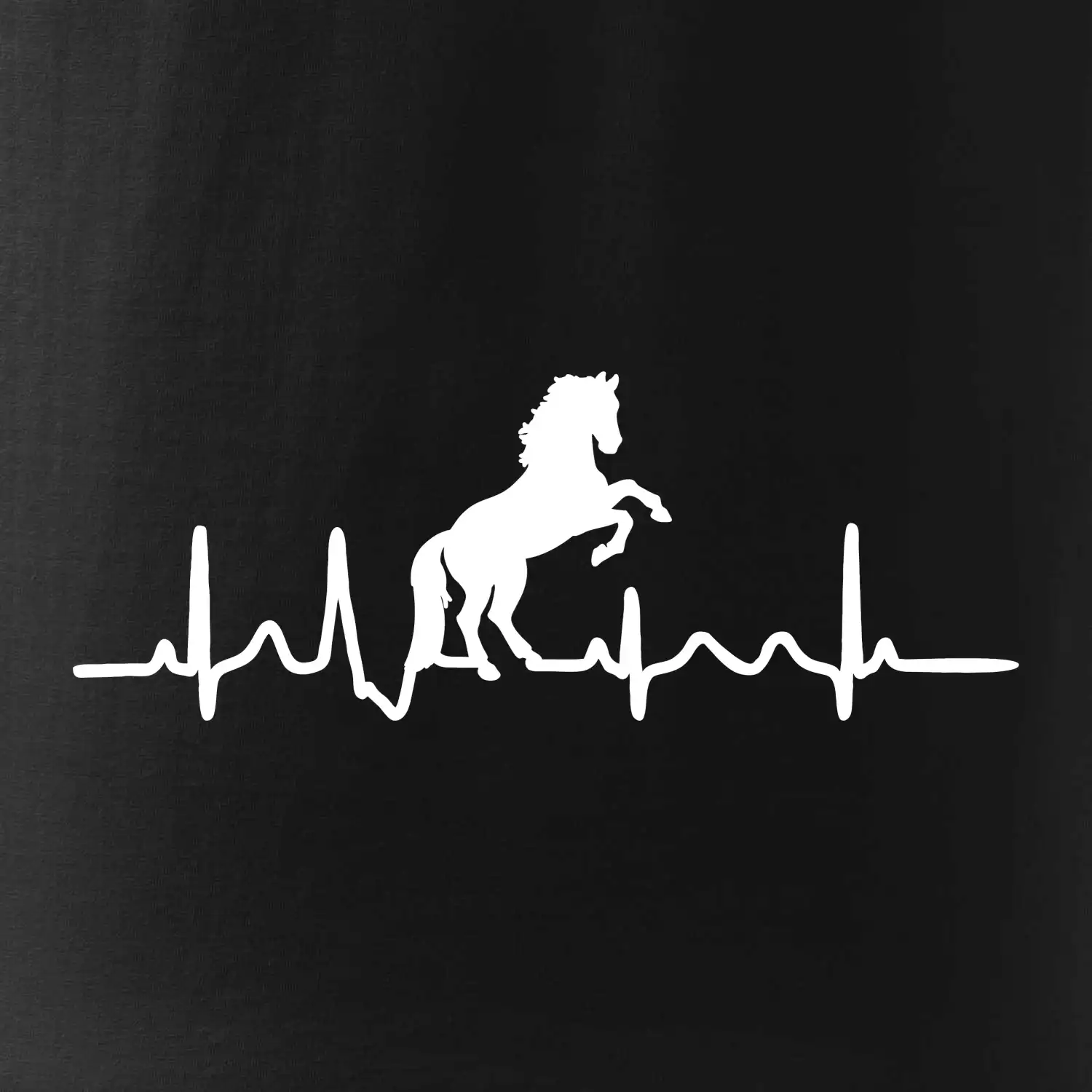 Ekg kůň ikona