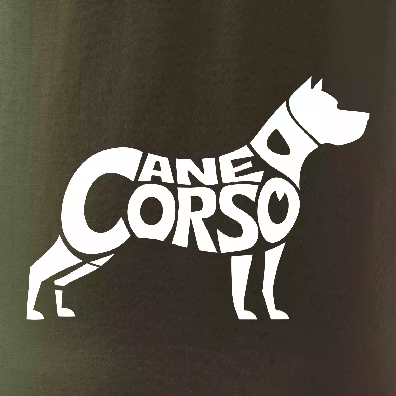 Cane corso nápis v těle