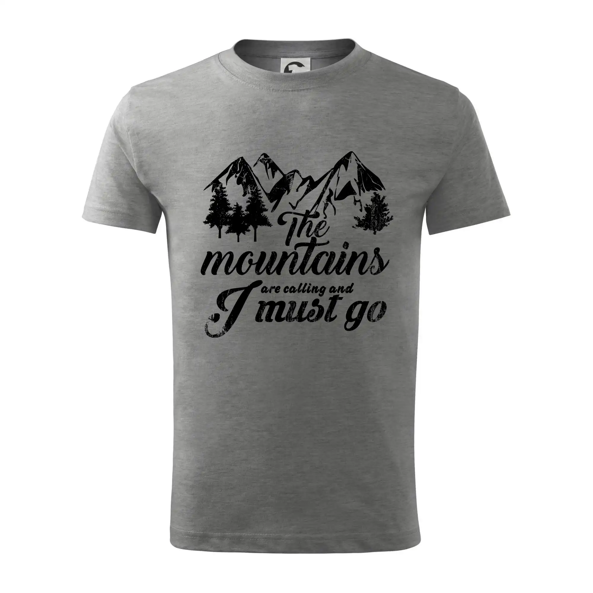 Trička pro horolezcov - The mountains are calling and i must go - Tričko detské bavlnené