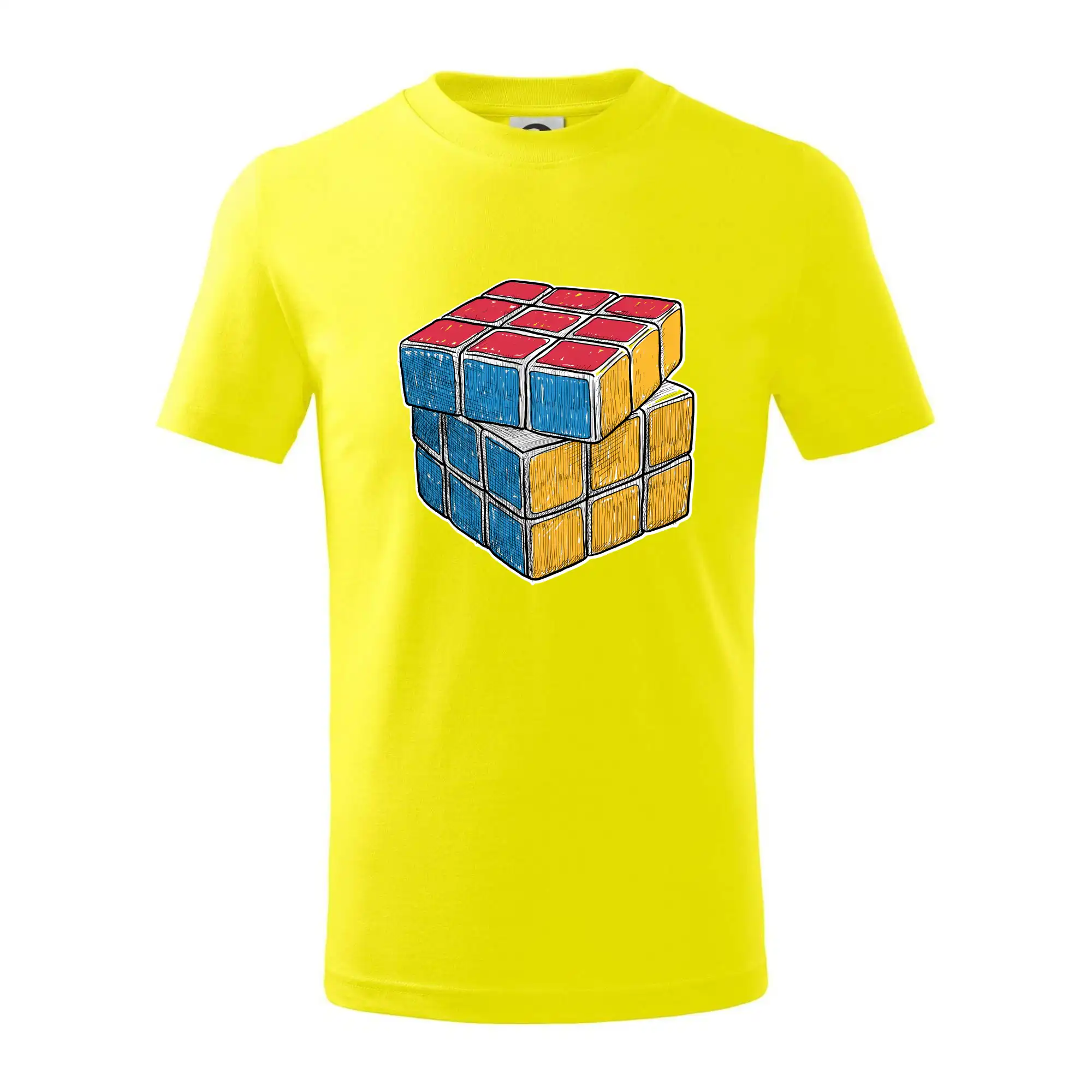 Rubikova kostka kreslená