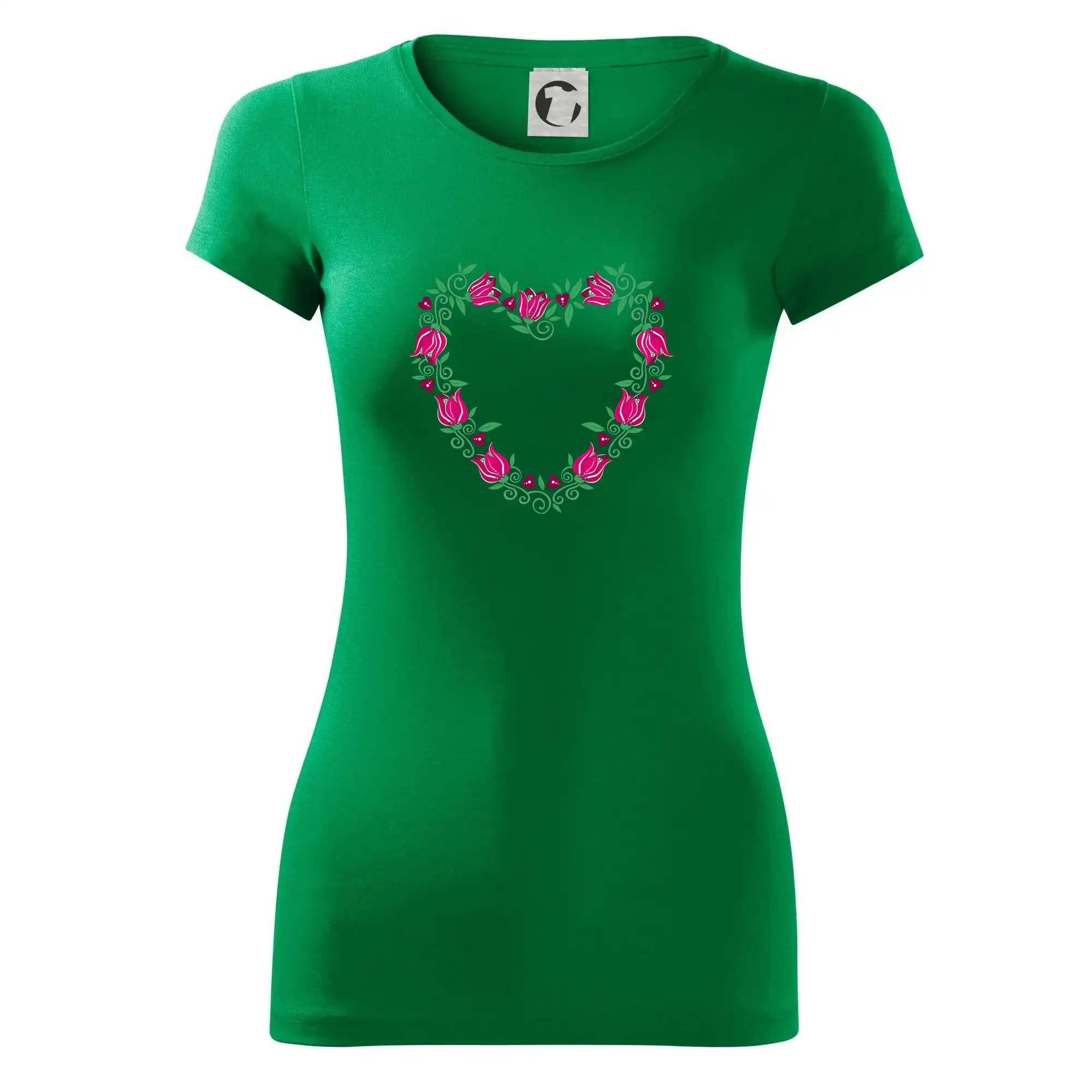 Červené tulipánové srdiečko (Pecka design)