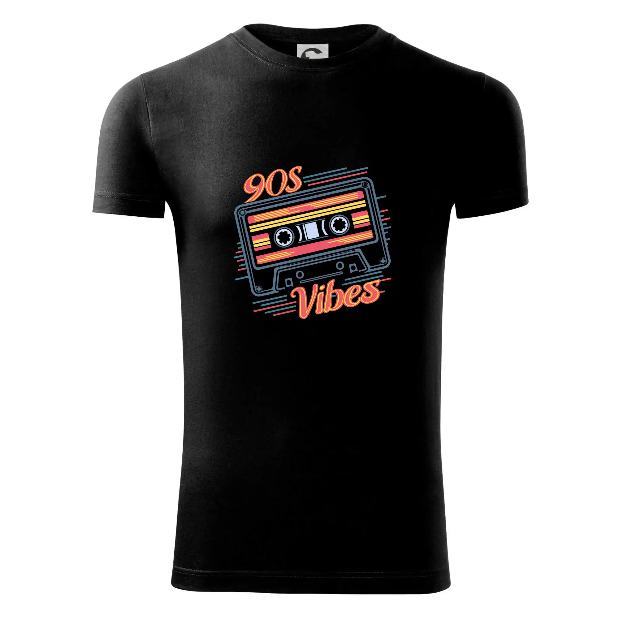 90s vibes - kazeta - Viper FIT - Pánske zúžené tričko