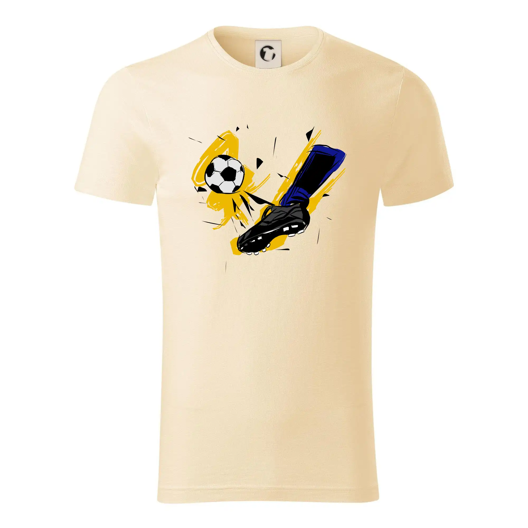 Tričká pre futbalistov - Kopačka s loptou - Tričko z organickej bavlny