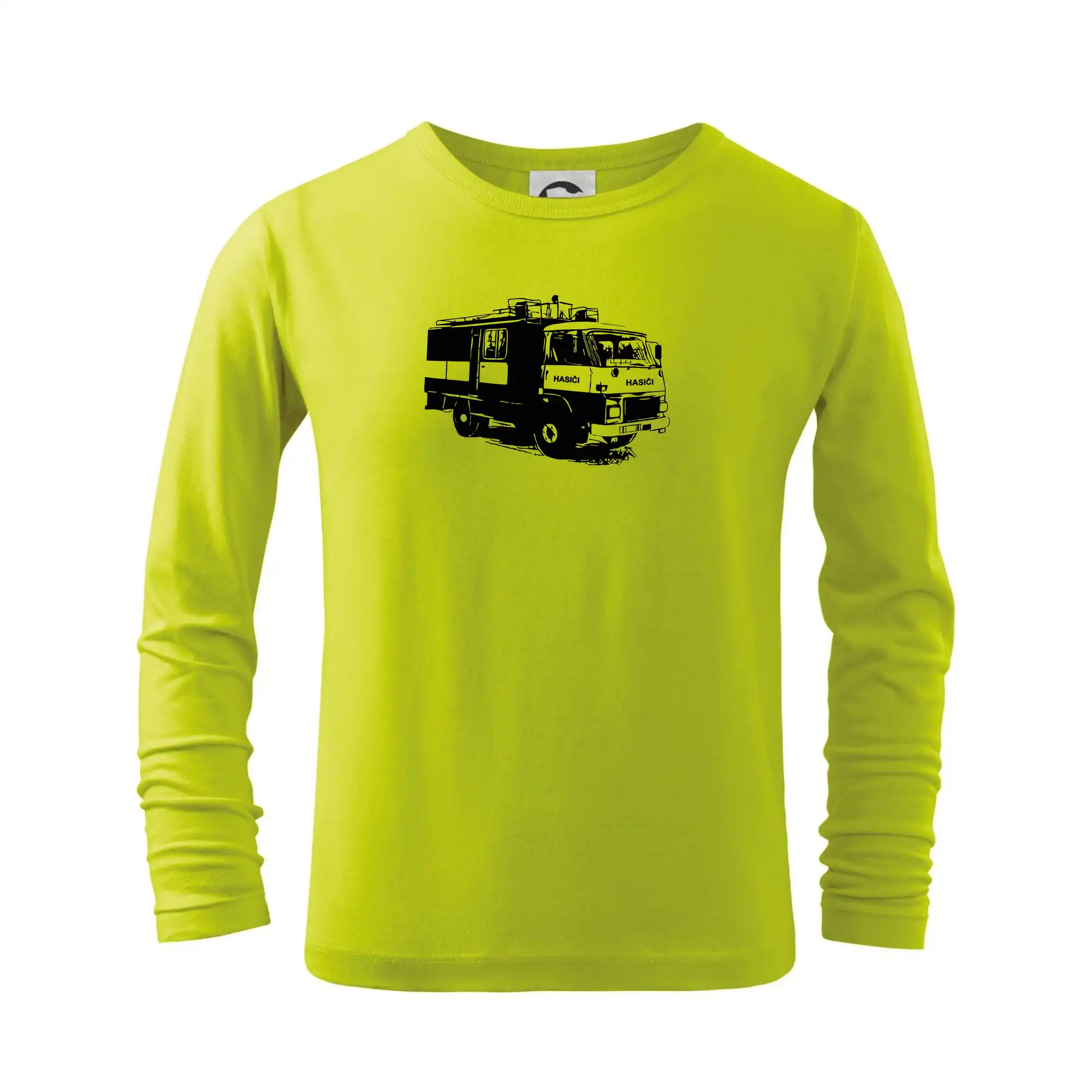 Originálne tričká pre hasičov - Hasičské auto Hasiči - Tričko detské Long Sleeve