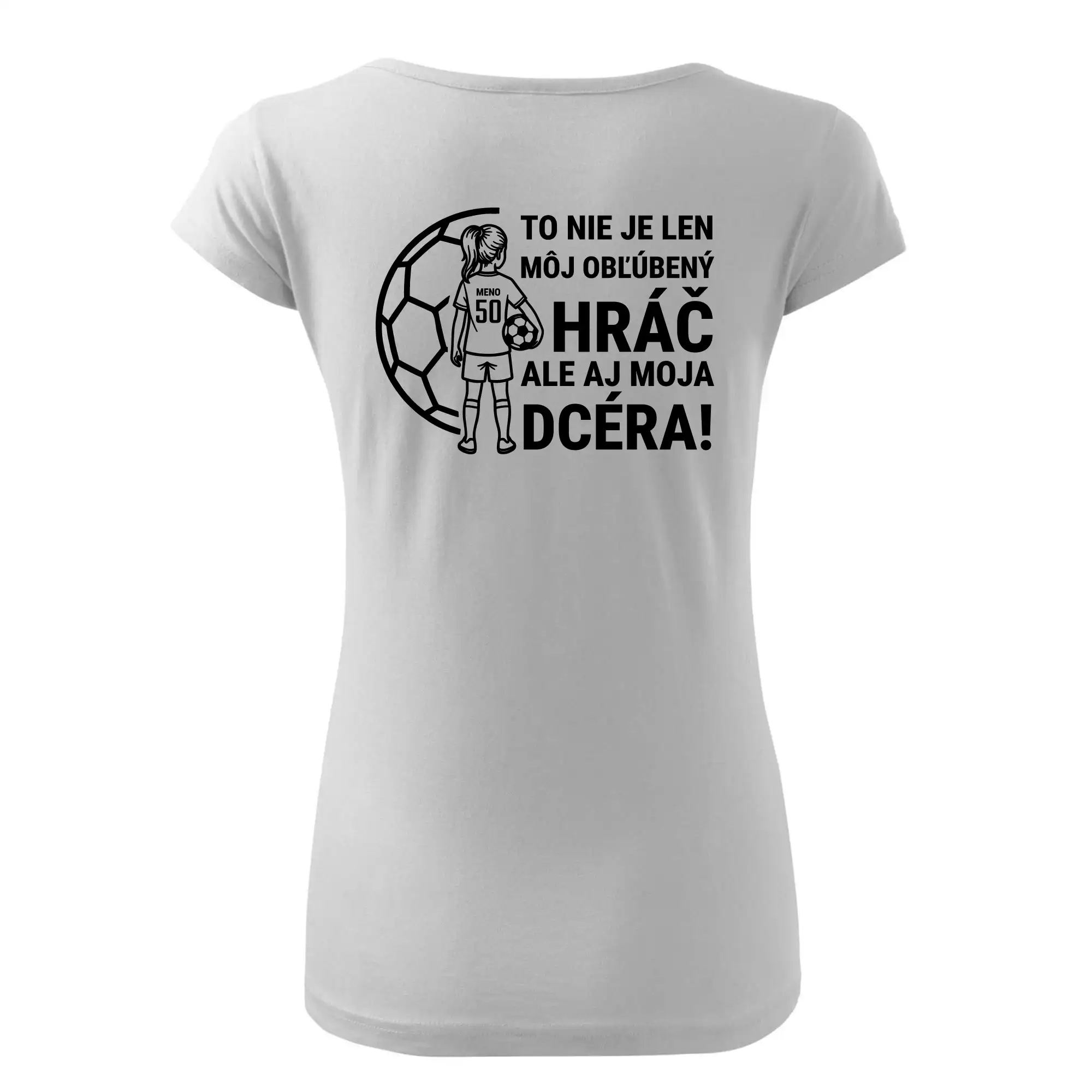 Futbalová mama - jedna dcéra (vaše meno a číslo)