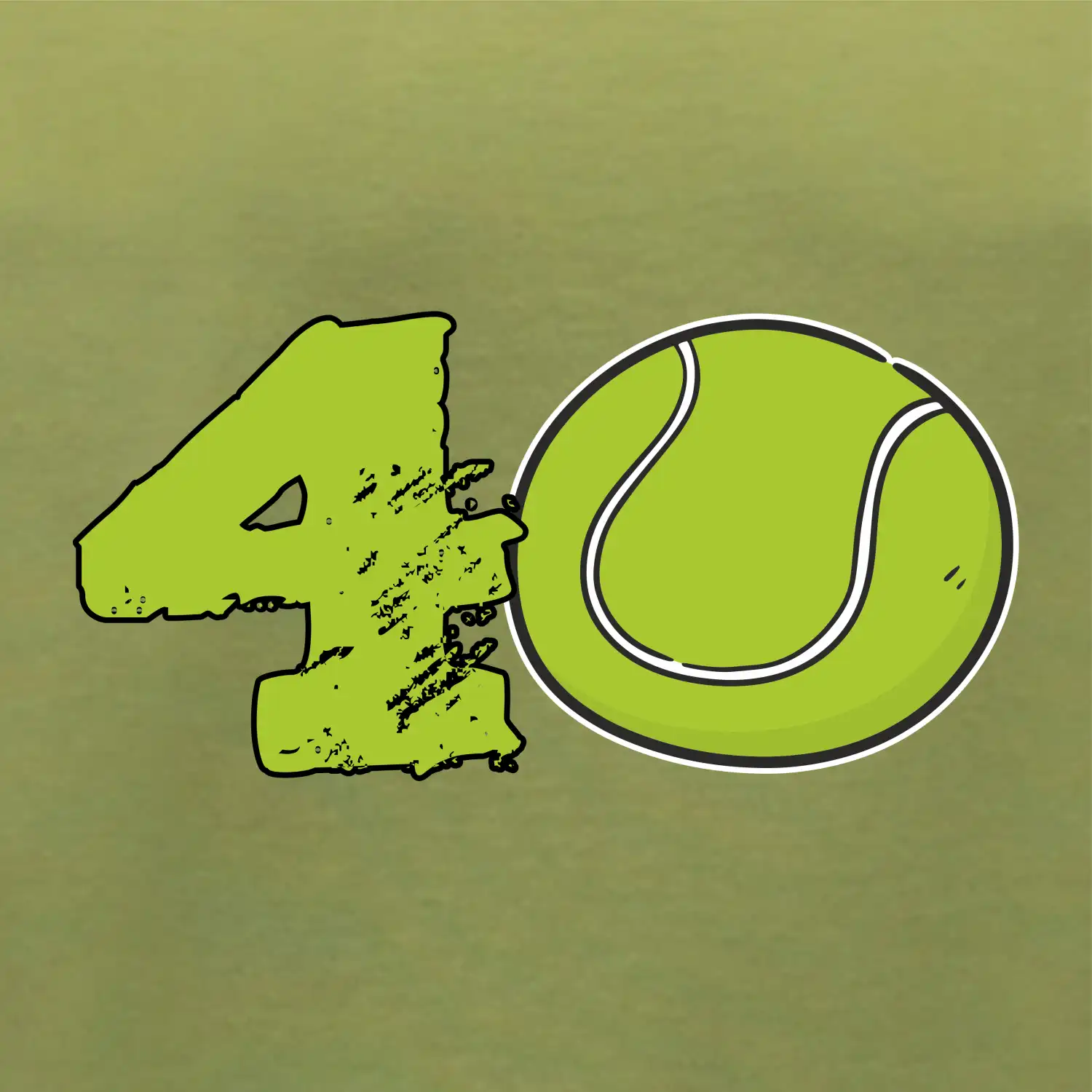 Tenis kulaté narozeniny 40