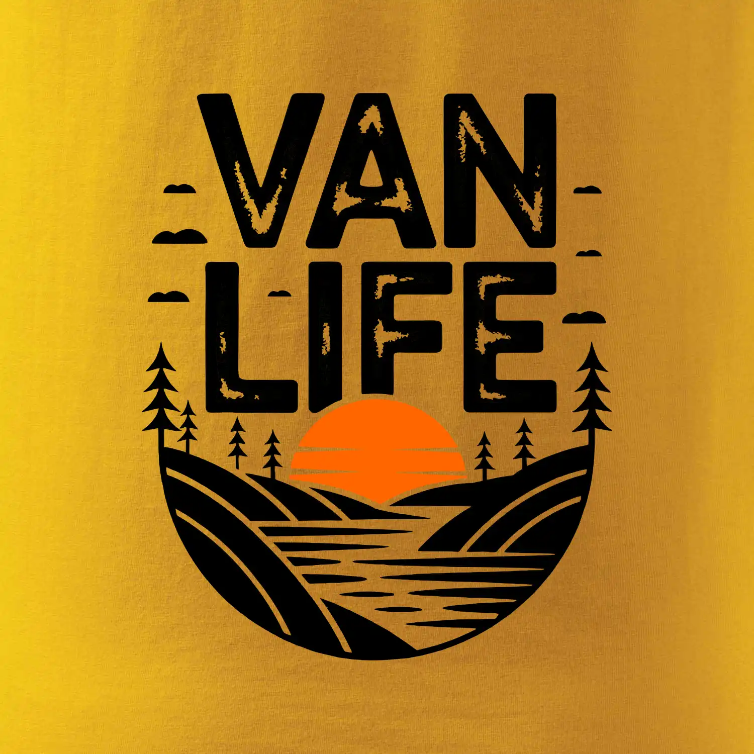 Van life a  Západ slunce