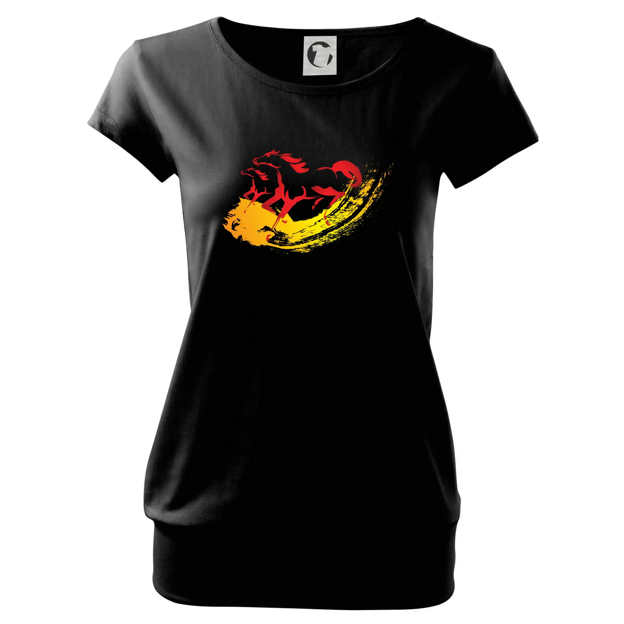 Dva běžící koně