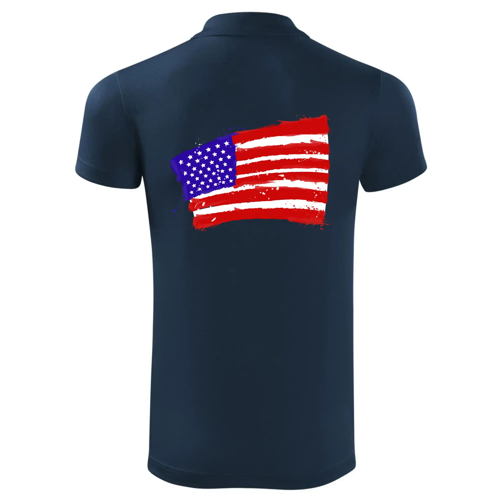 Americká vlajka ohnutá