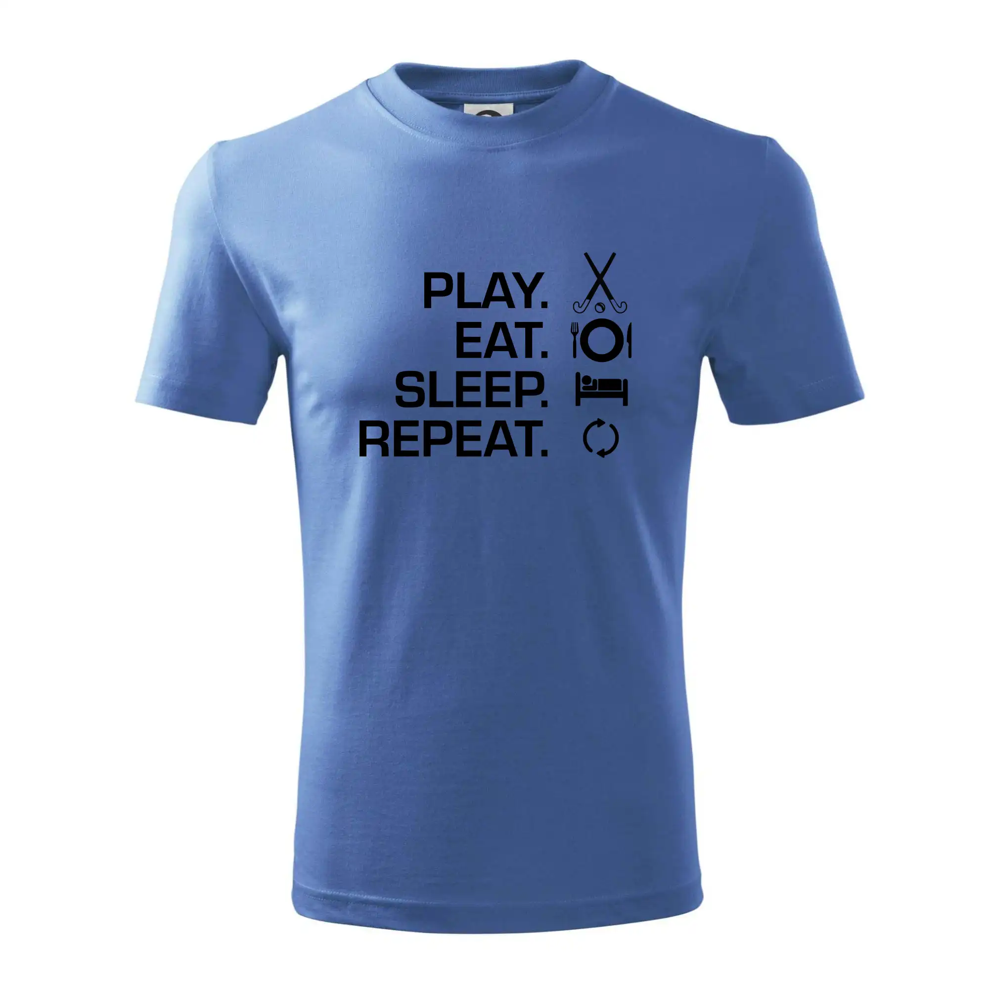 Ostatné športy - Play eat sleep repeat pozemný hokej - Tričko detské bavlnené
