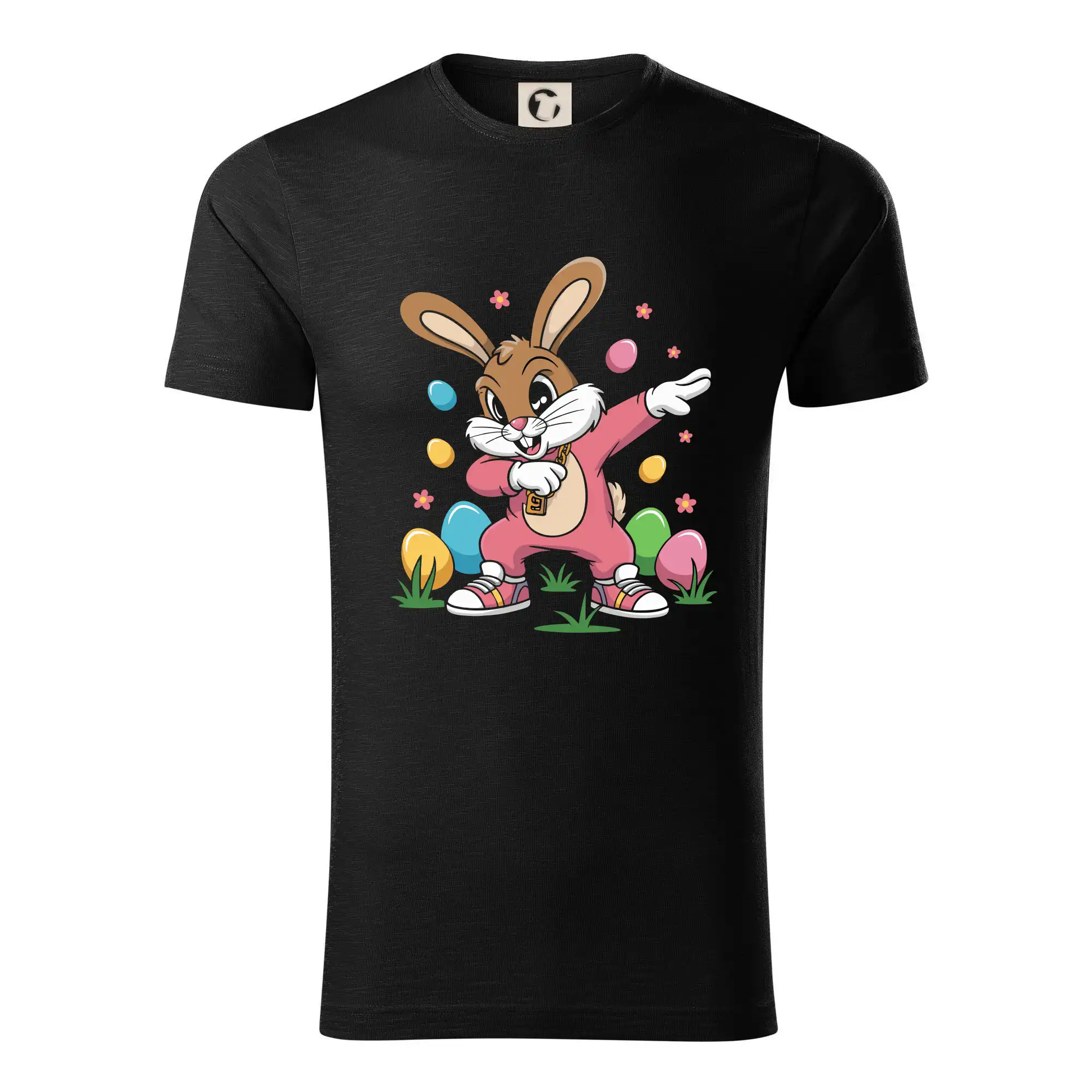 Veľkonočné tričká - Veľkonočný králik robiaci dab - Tričko z organickej bavlny