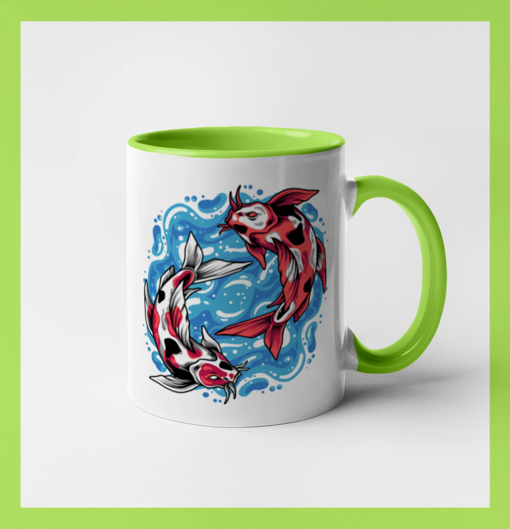 Yin & Yang Koi kapr - červený