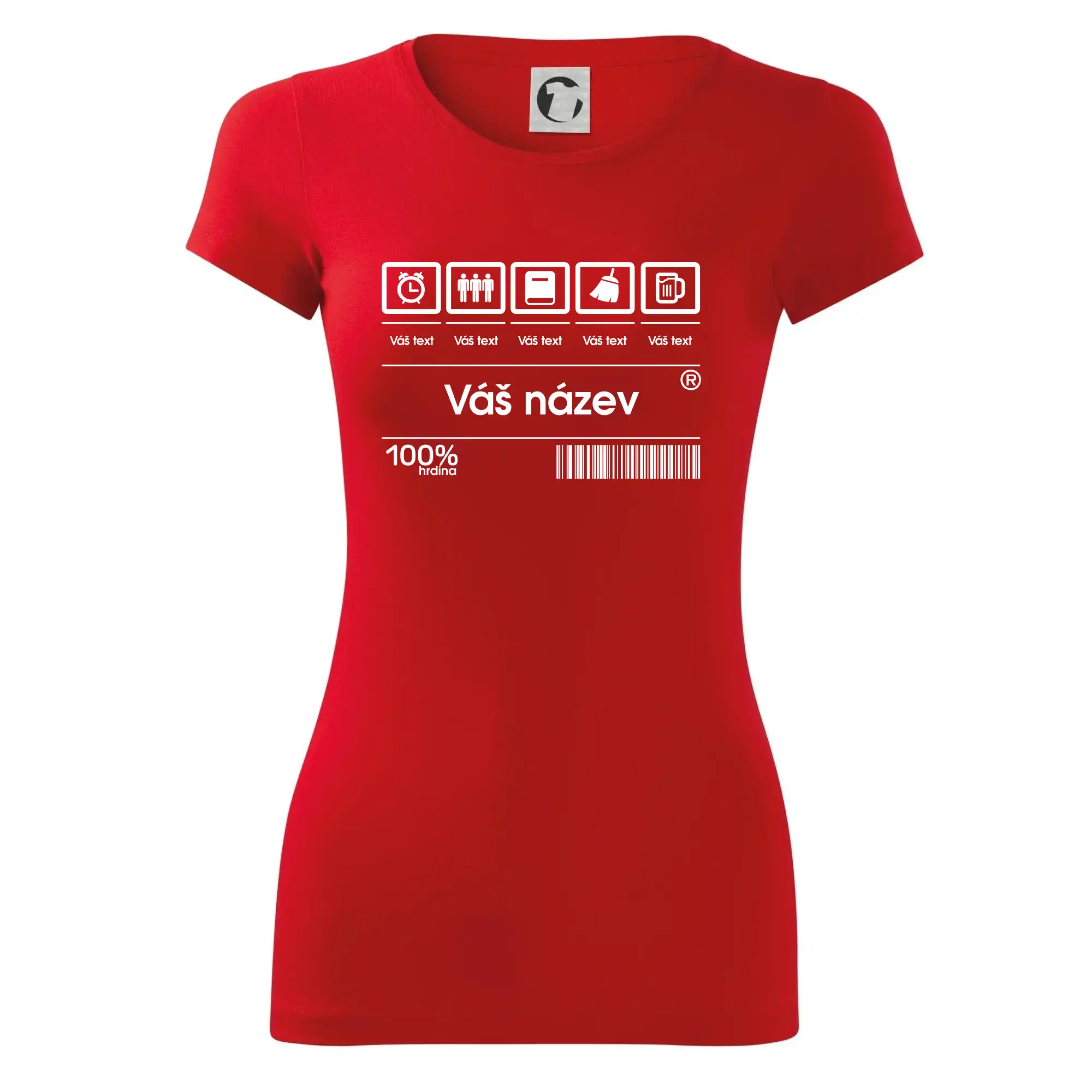 Čárový kód - Vlastní text