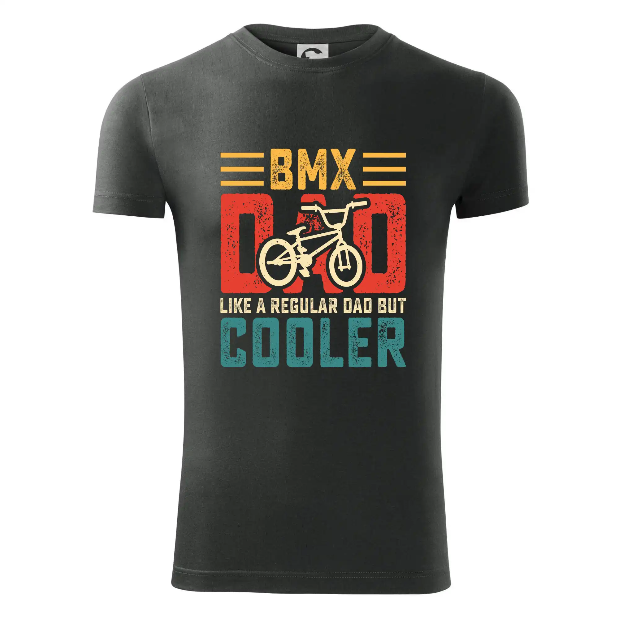 Tričko ako darček pre cyklistu - Bmx dad like a regular dad but cooler - Viper FIT - Pánske zúžené tričko