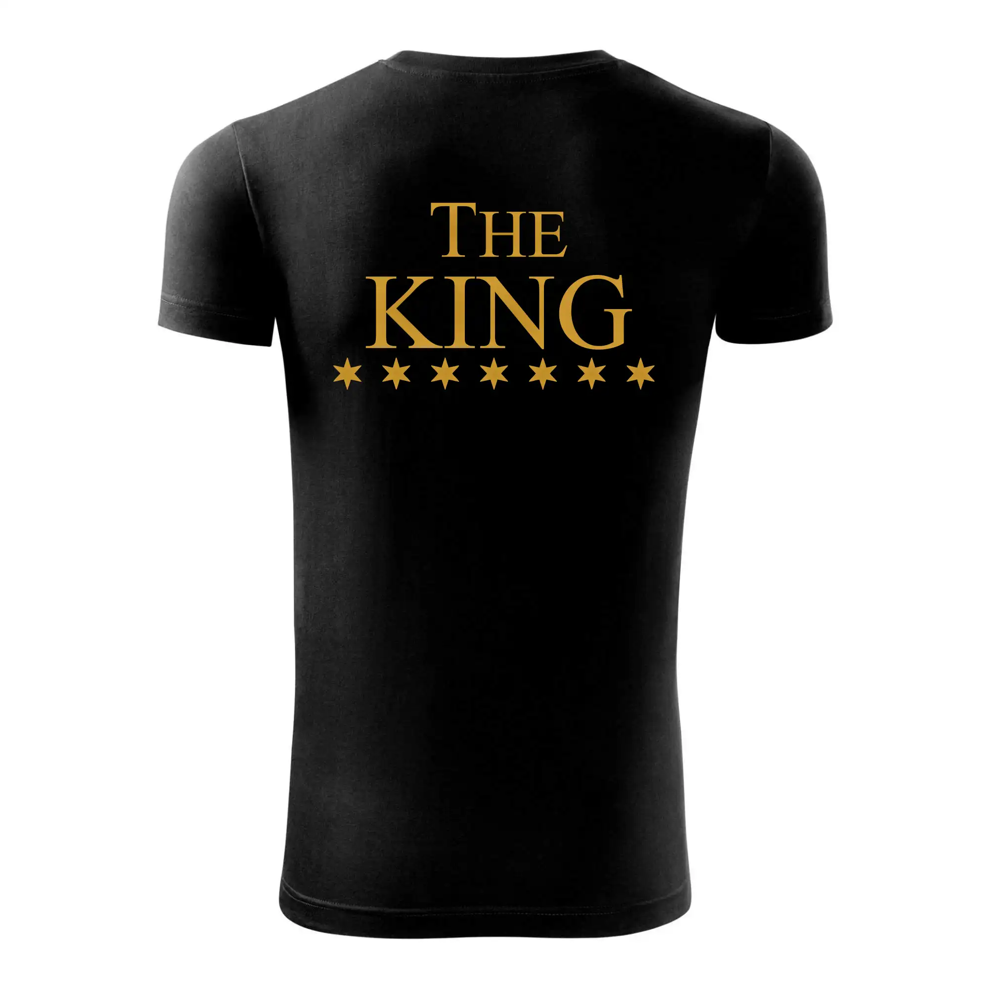 Tričká pre zamilovaných - The King - His Queen - párové triko - Viper FIT - Pánske zúžené tričko