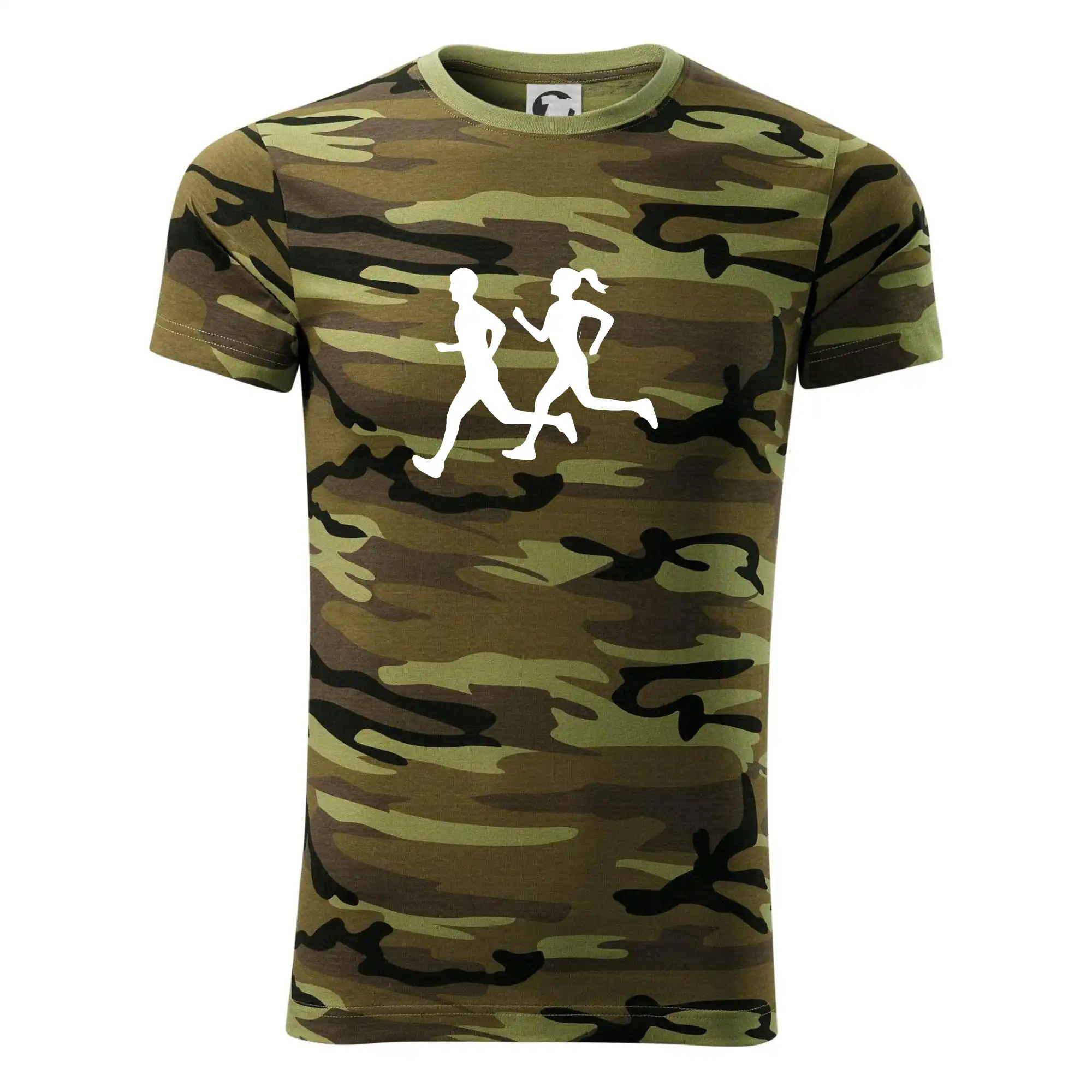 Tričká pre bežcov - Bezci - žena a muž (Moňas) - Army CAMOUFLAGE